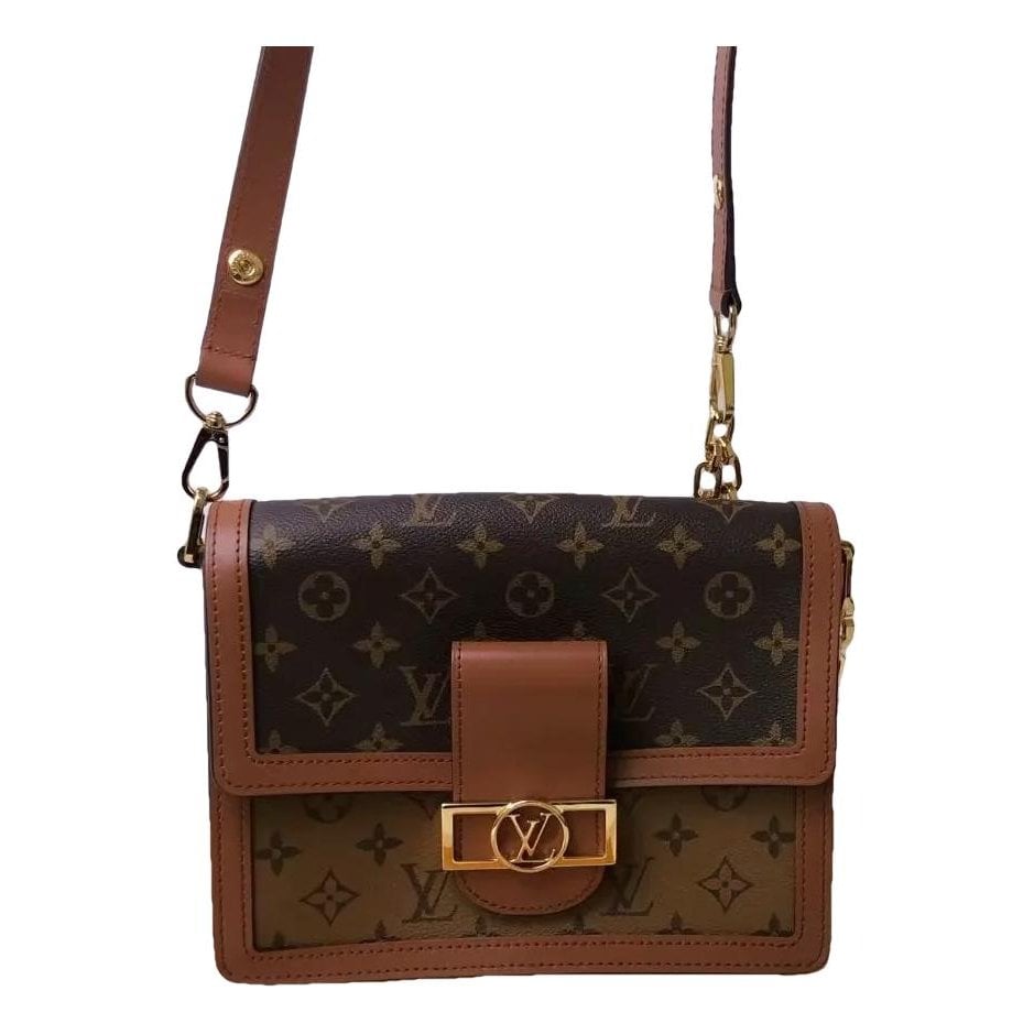 Dauphine leather handbag