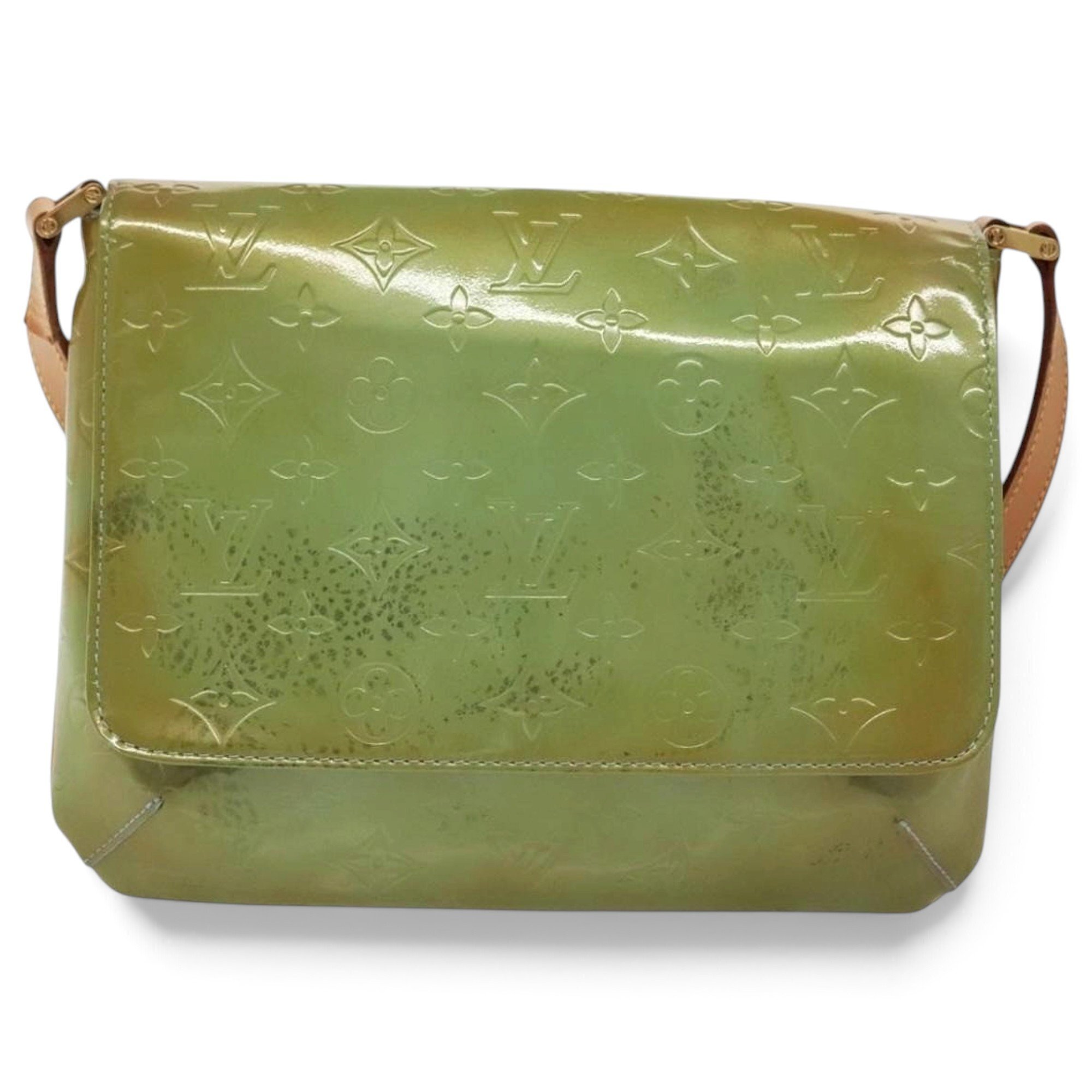 Thompson patent leather handbag