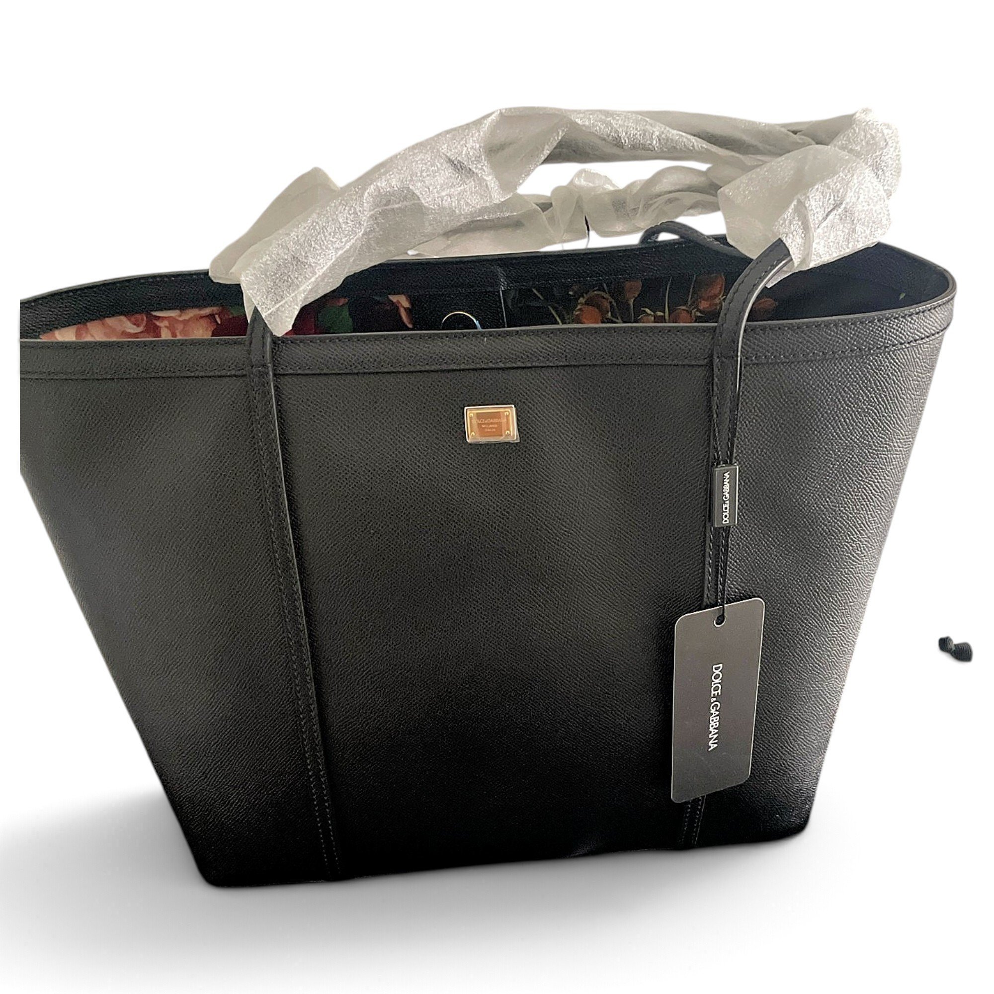 Leather tote