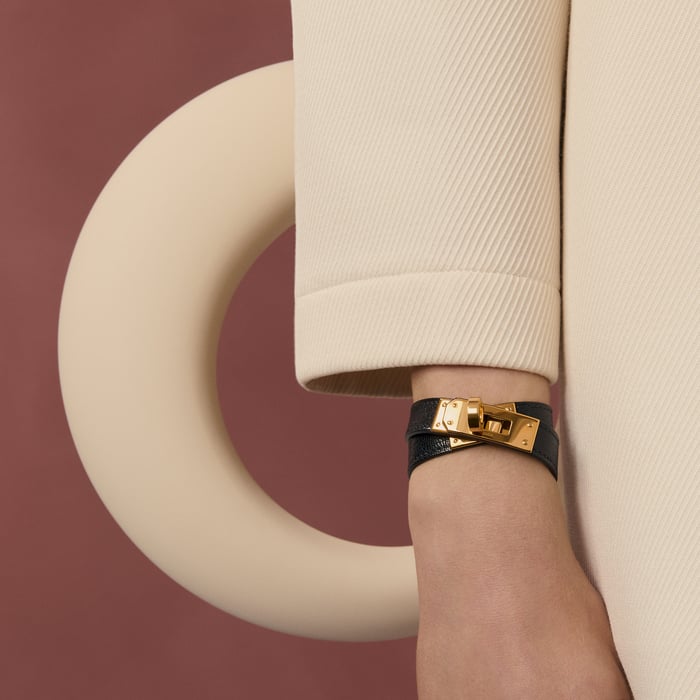 Noir Kelly Double Tour Bracelet