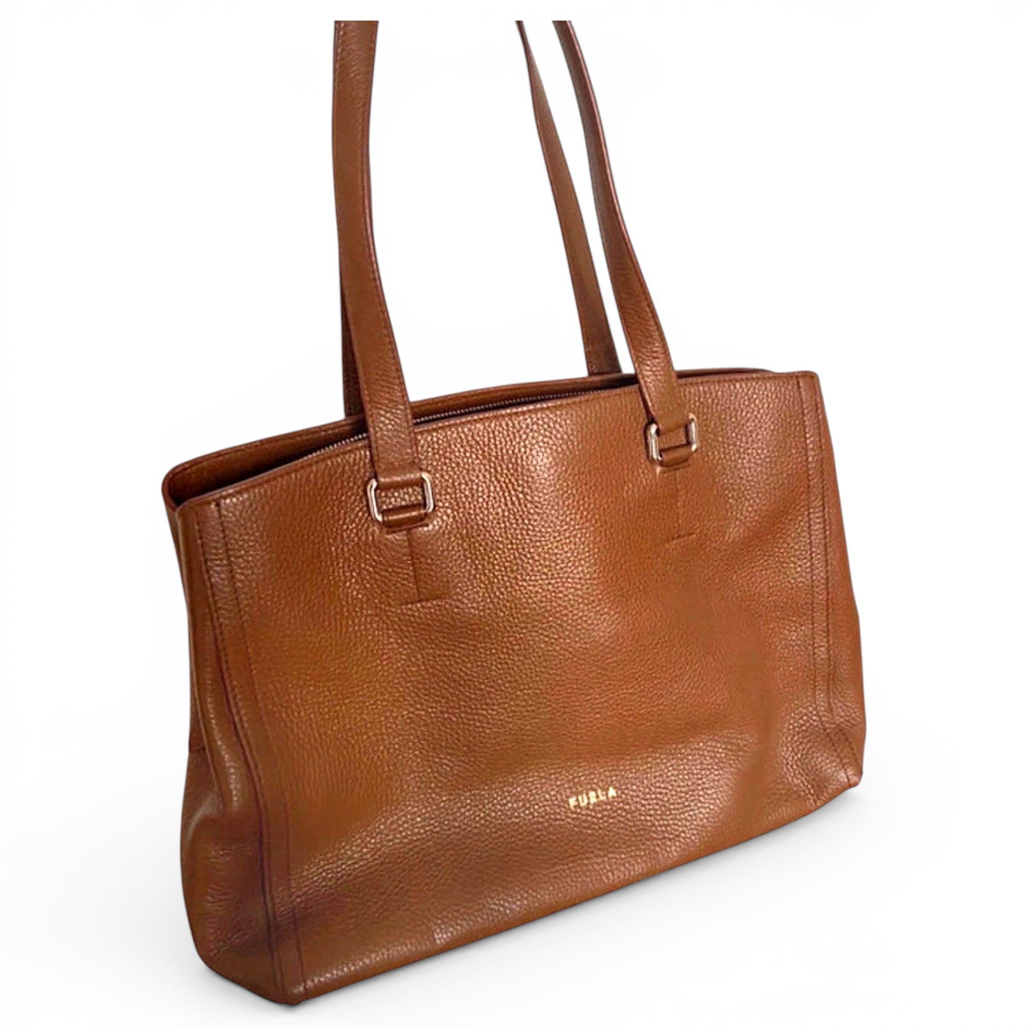 Leather tote