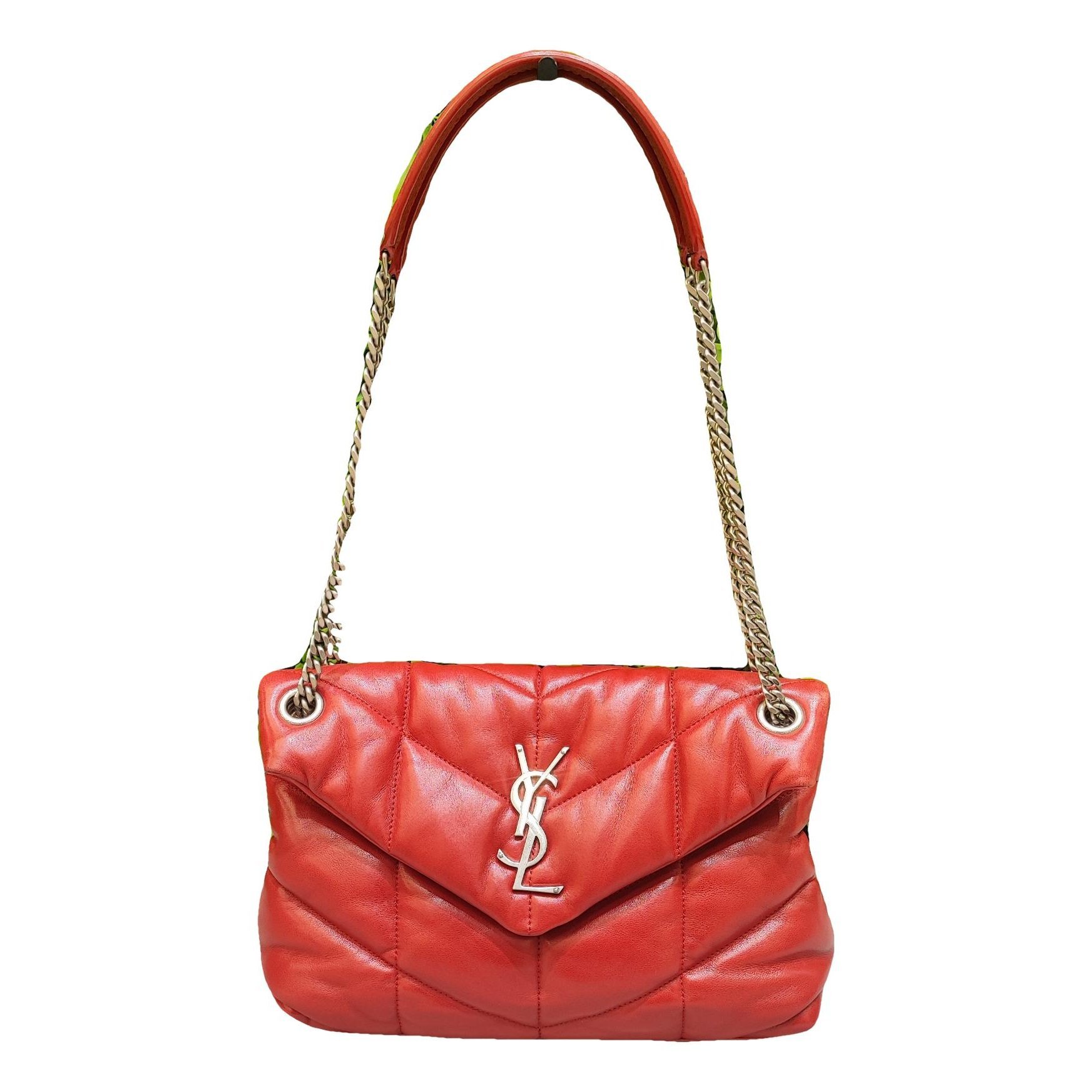 Loulou Puffer leather crossbody bag