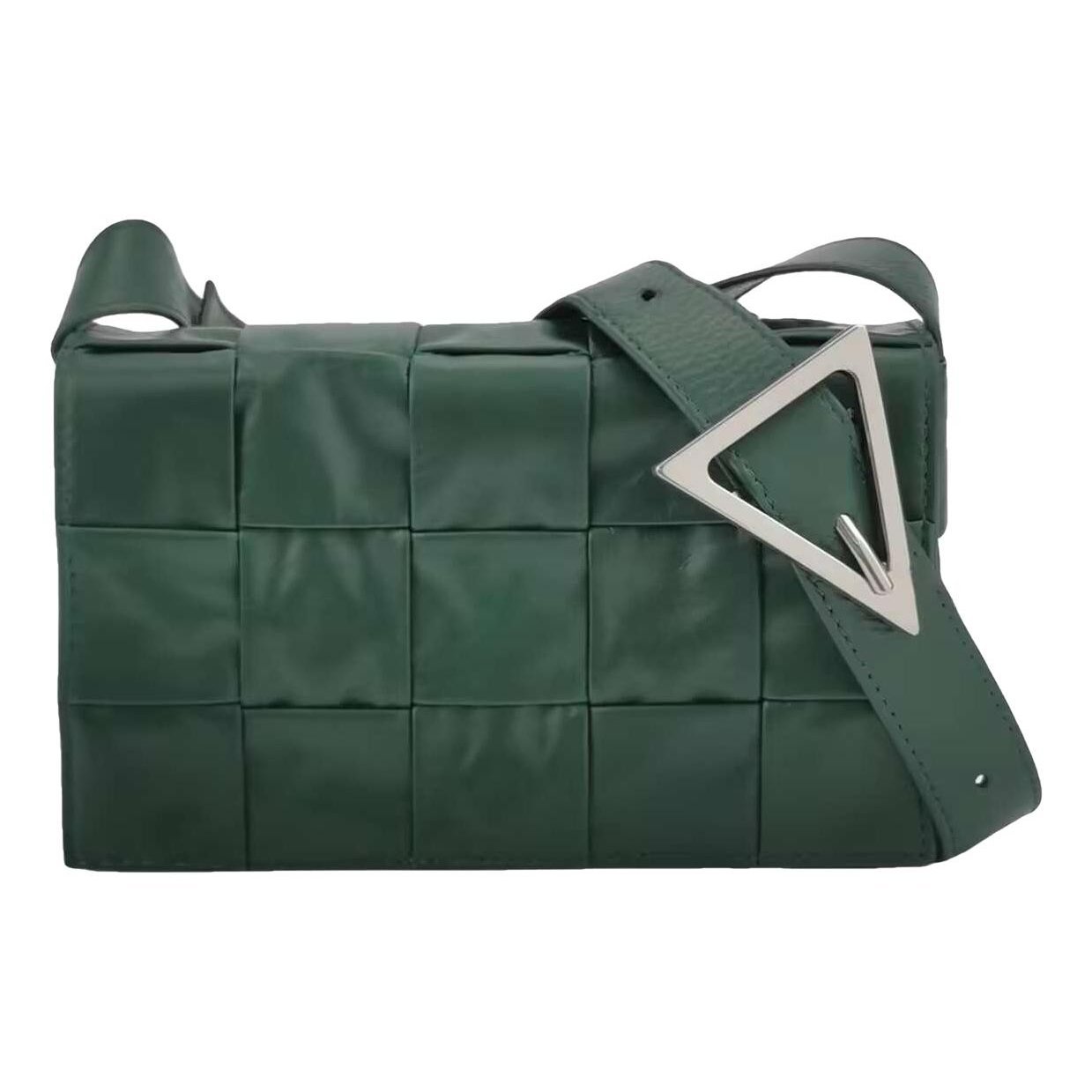 Cassette leather handbag