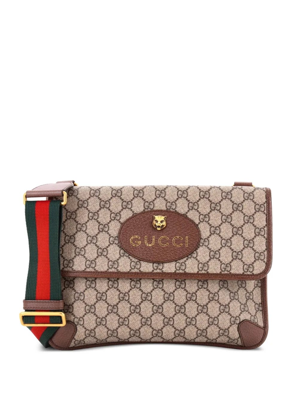 Neo Vintage Flap Messenger GG Coated Canvas Medium crossbody bag