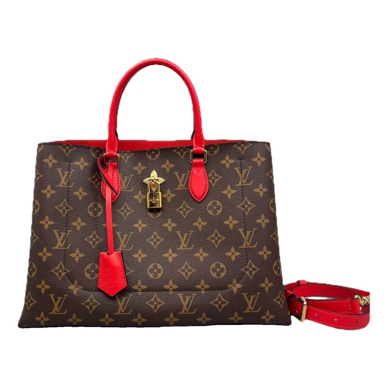Louis Vuitton Flower Tote leather handbag