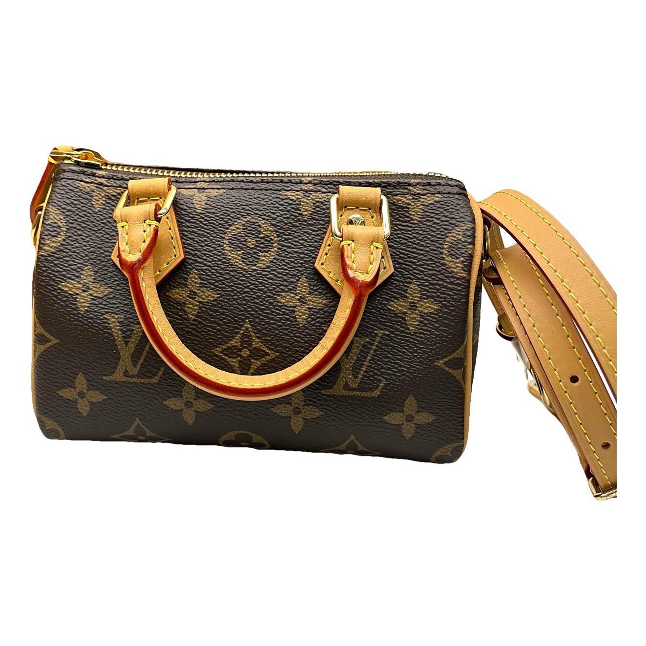Nano Speedy / Mini HL leather handbag
