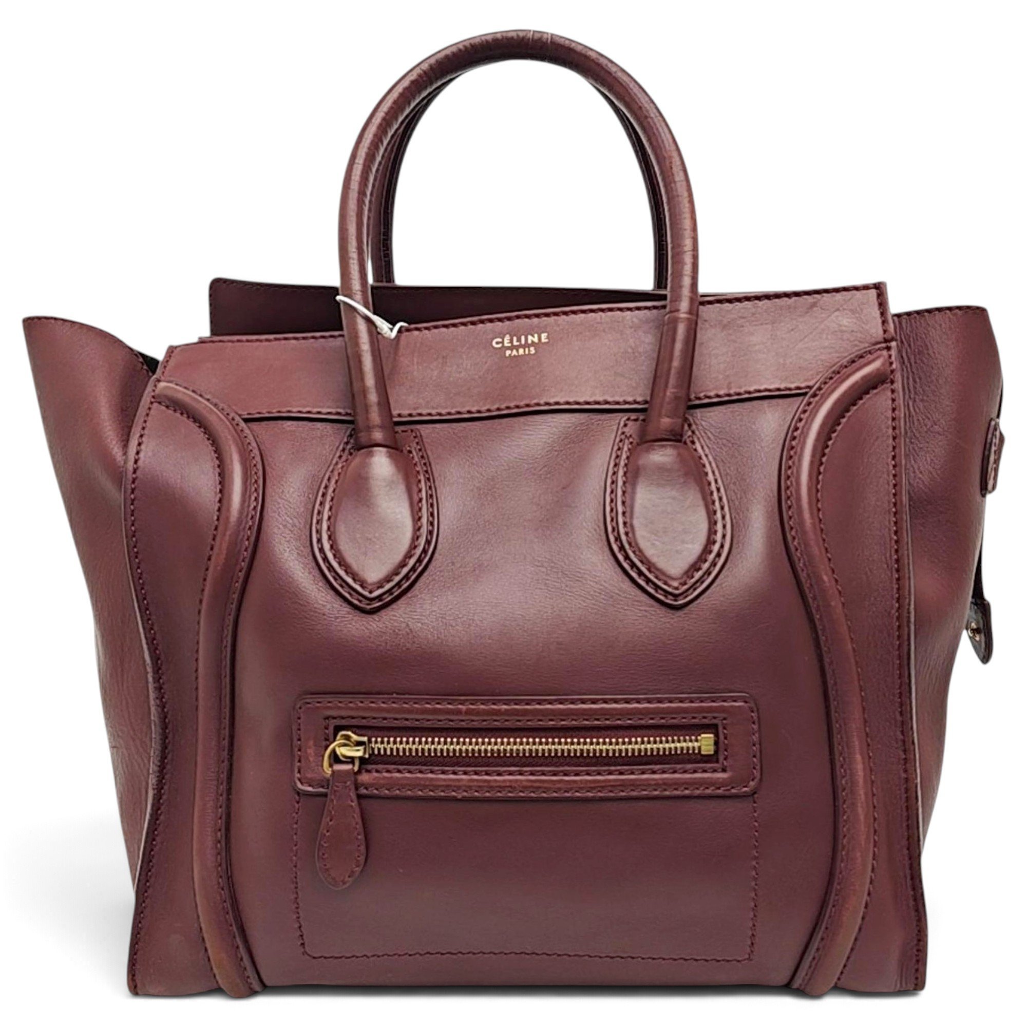 Luggage leather handbag