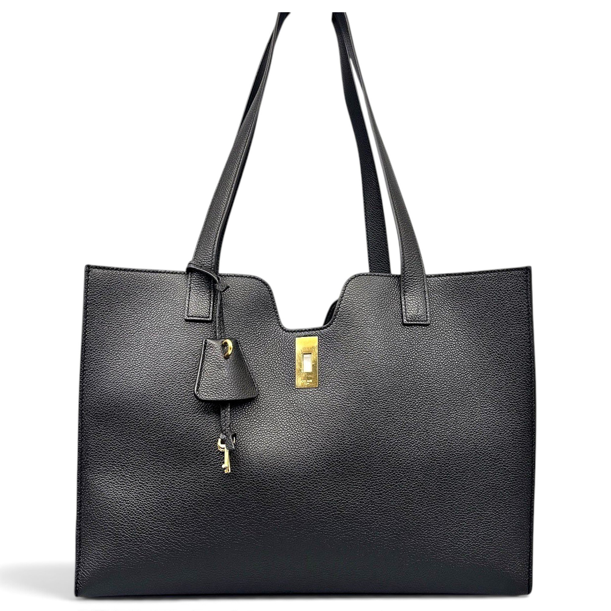 Leather tote