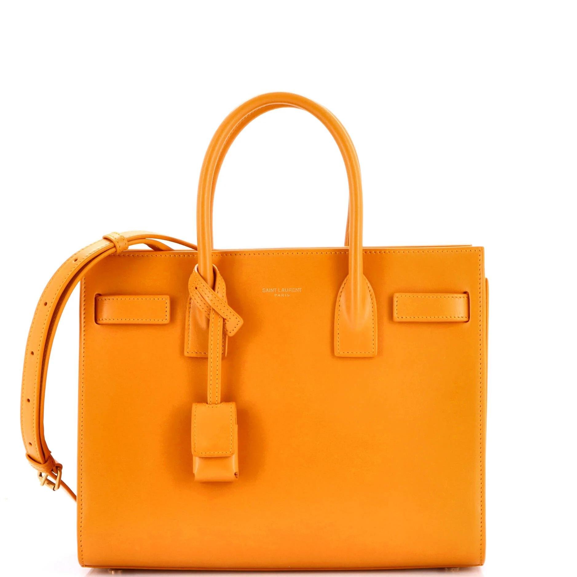 Leather tote