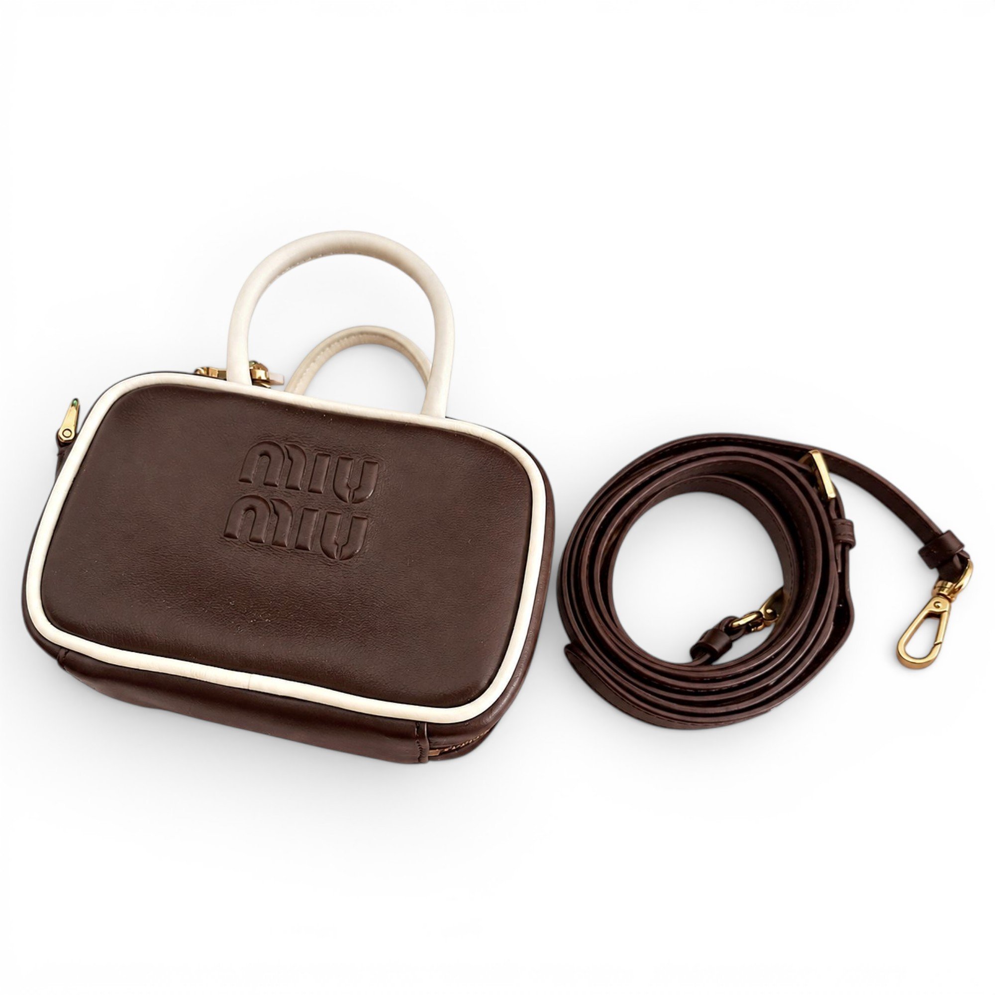 Leather mini bag