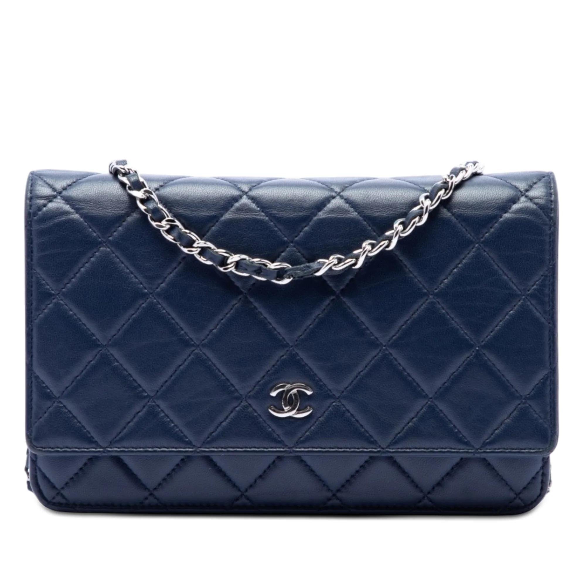 Wallet On Chain Timeless/Classique pony-style calfskin handbag