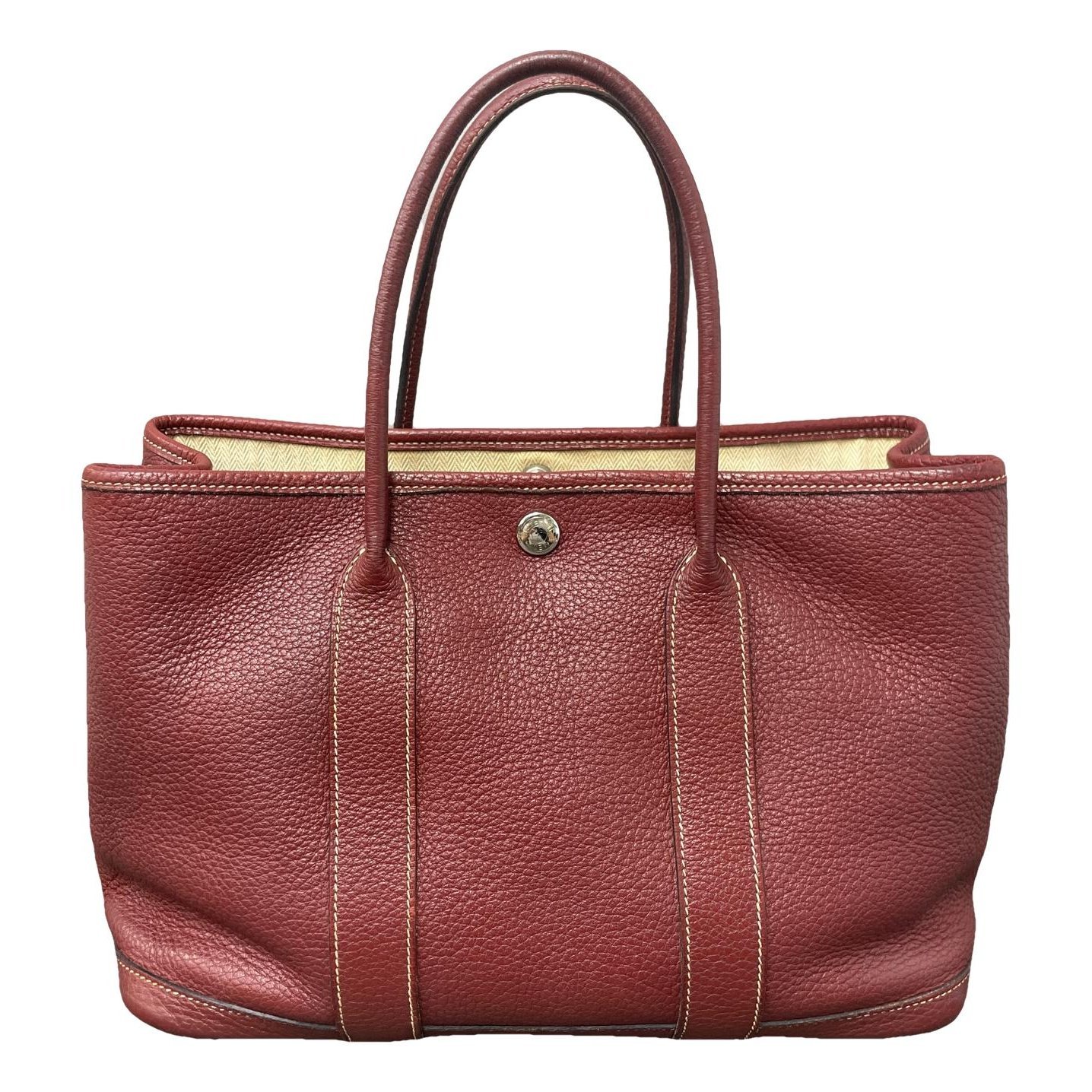 Garden Party leather handbag