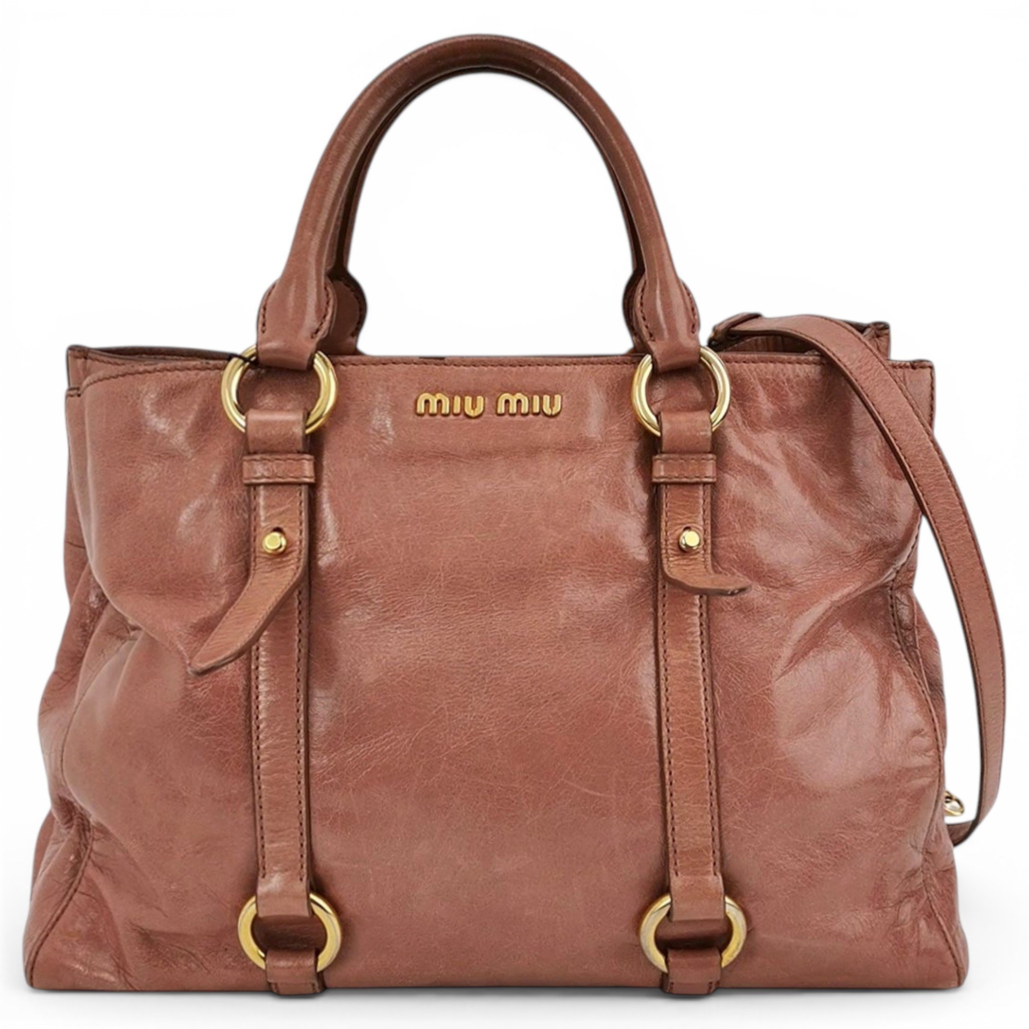 Vitello leather handbag