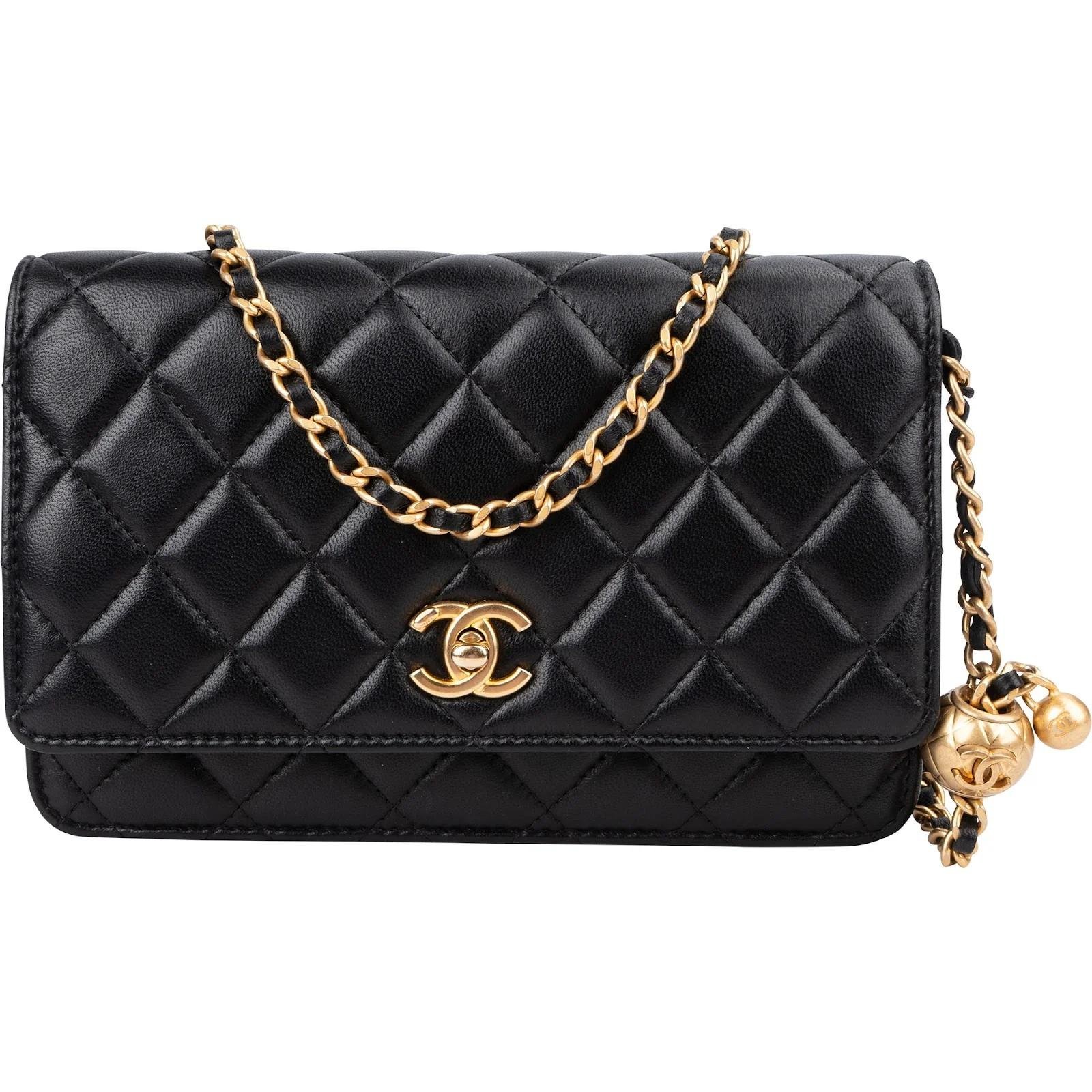 Wallet On Chain Timeless/Classique leather crossbody bag