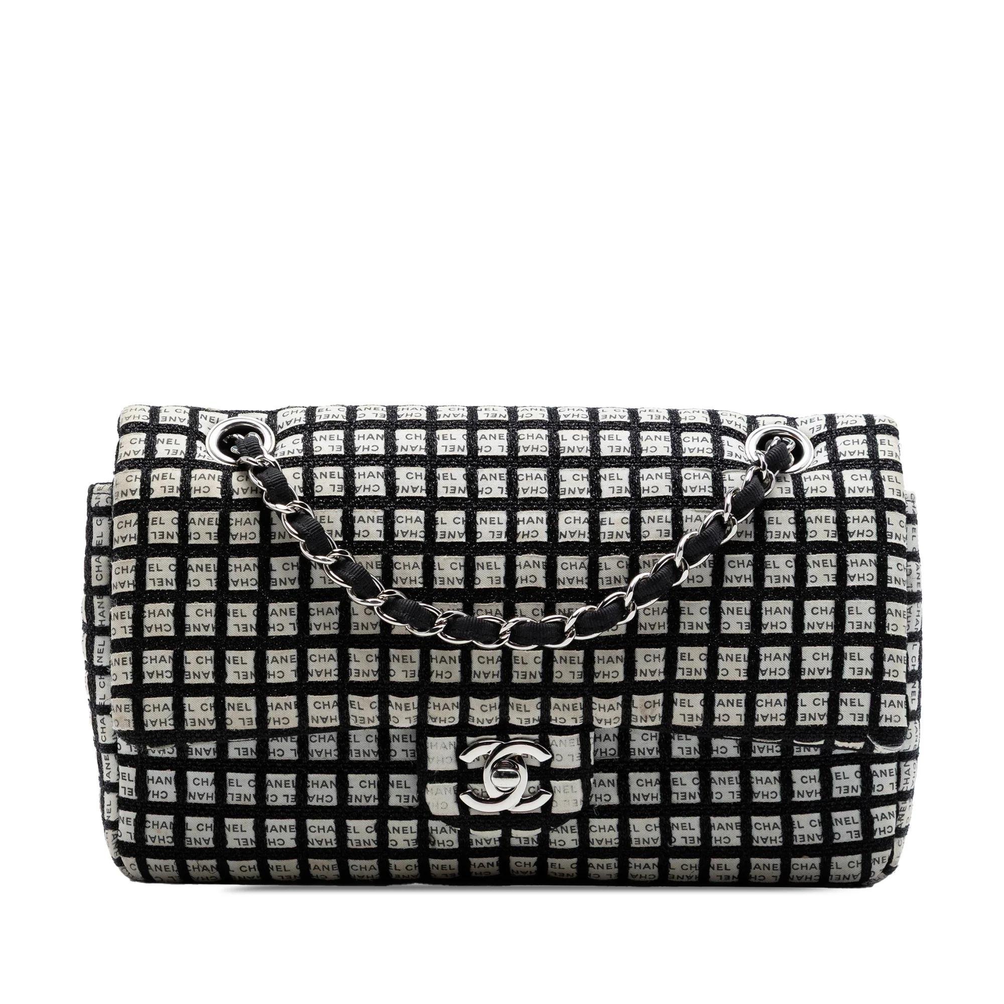 Wallet On Chain Boy Half Flap wool handbag