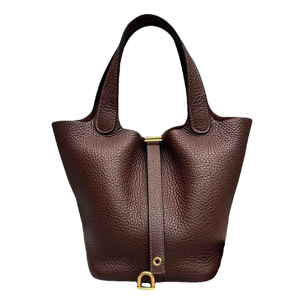 Picotin leather handbag