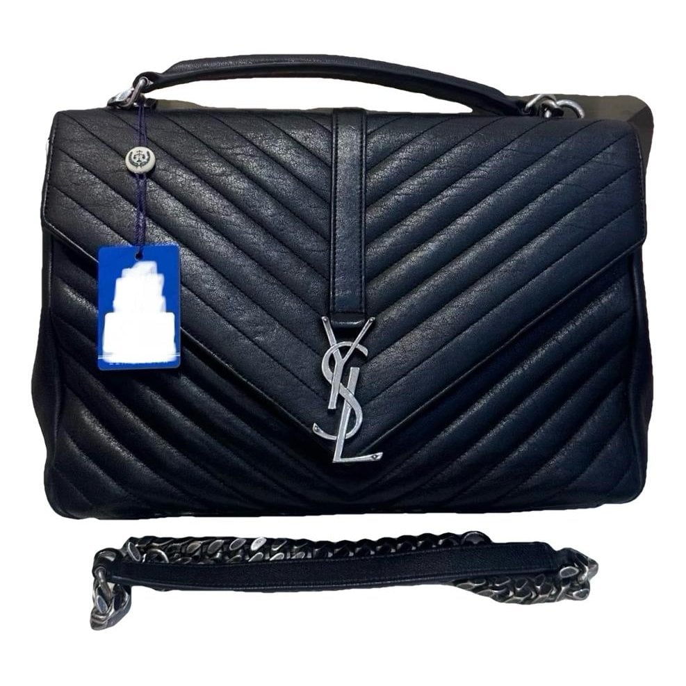 Collége monogramme leather handbag