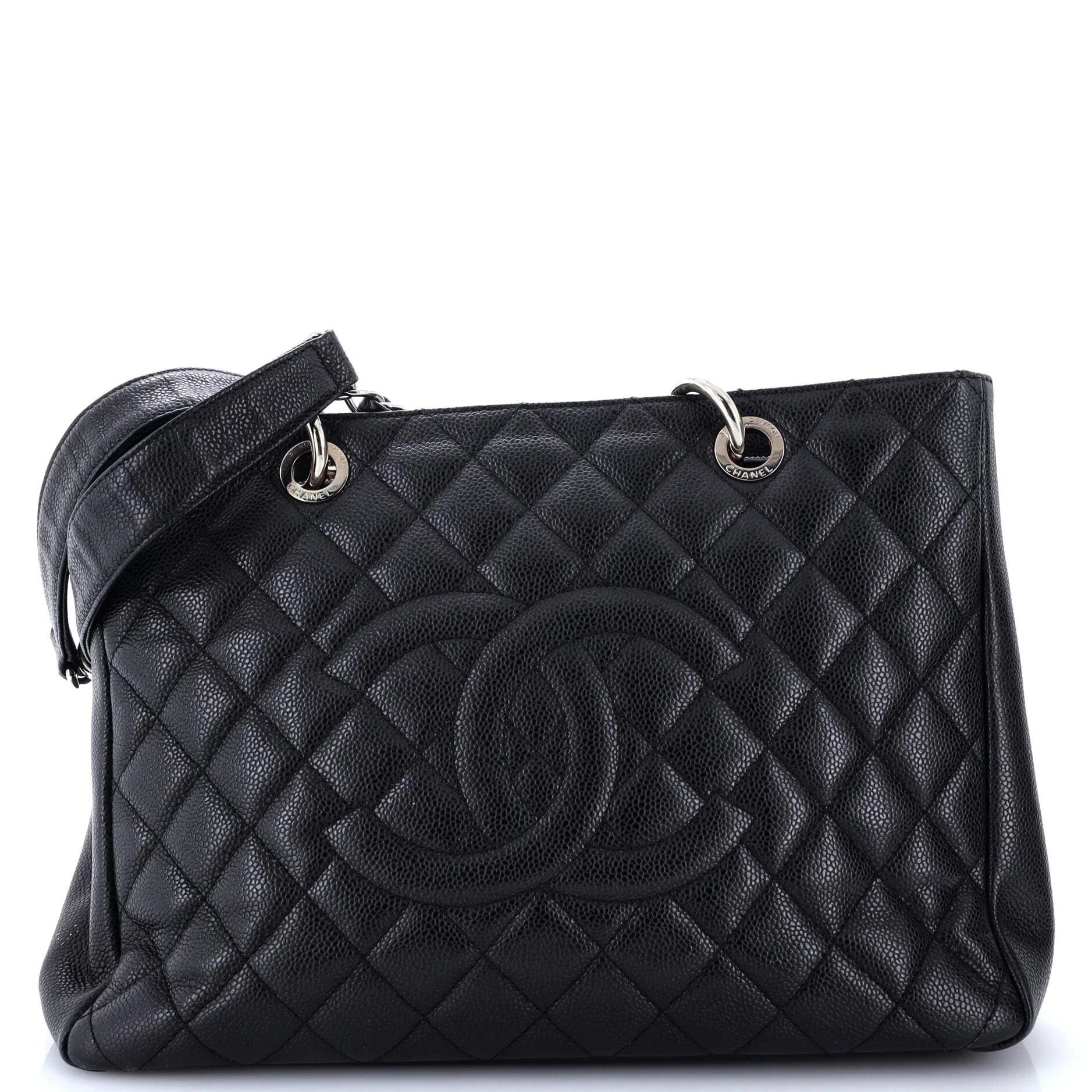 Classic CC Shopping leather tote