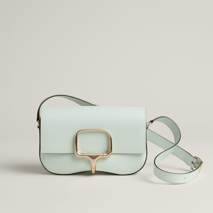 薄荷綠 Hermès Della Cavalleria Elan肩背包