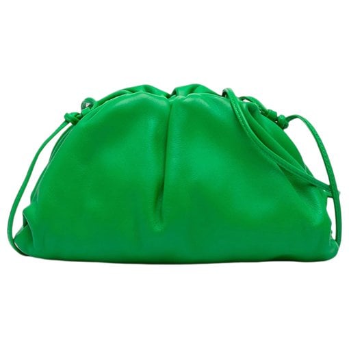 Pouch leather crossbody bag