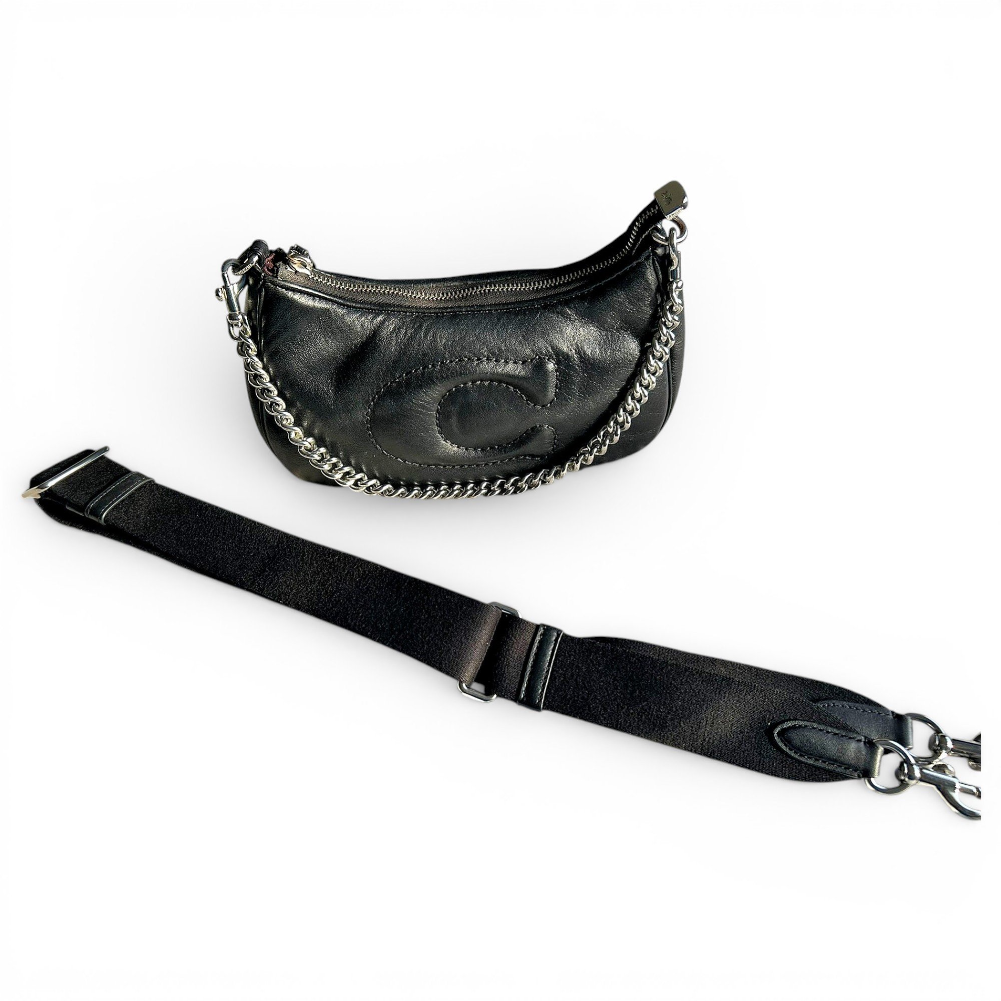 Leather crossbody bag