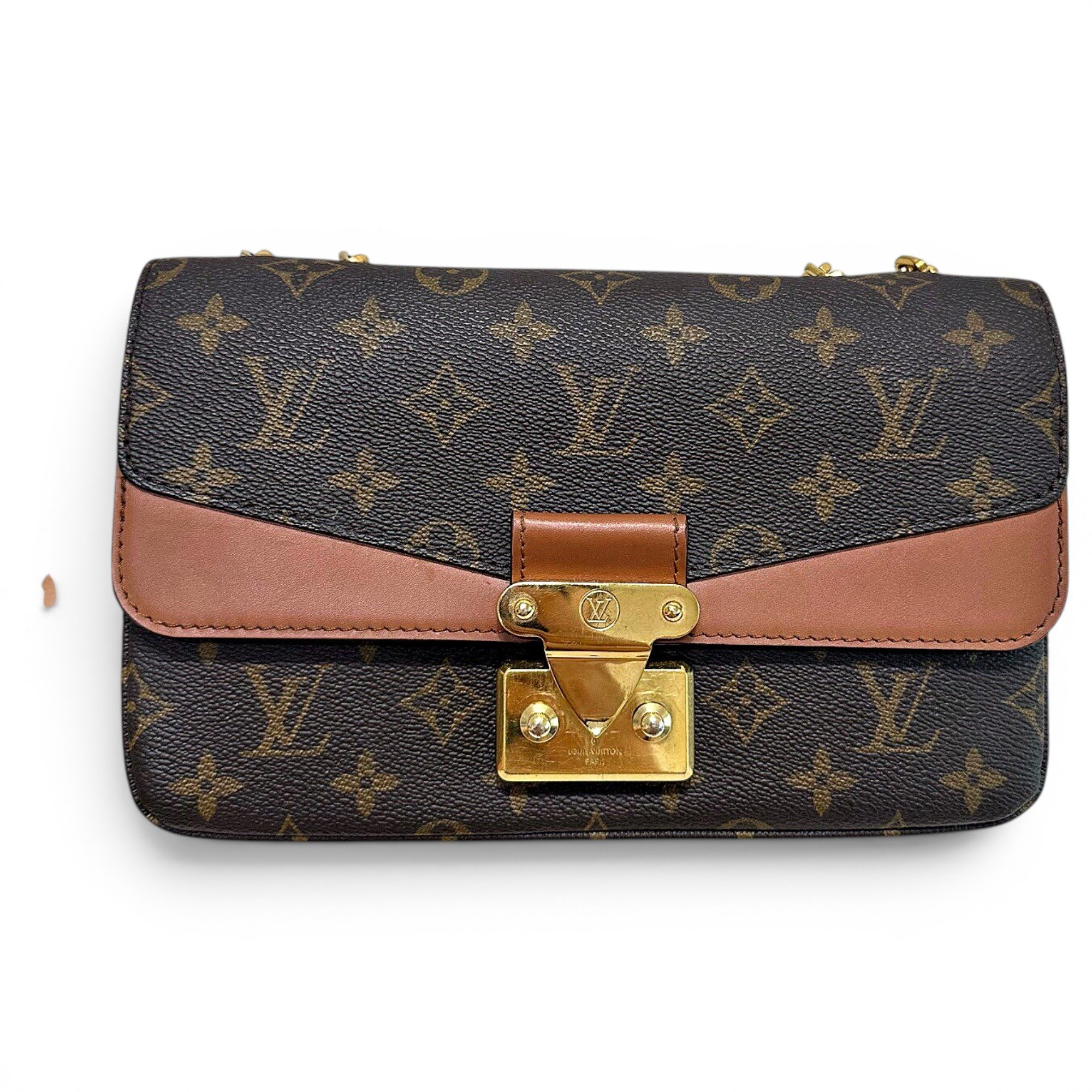 Sellier leather clutch bag