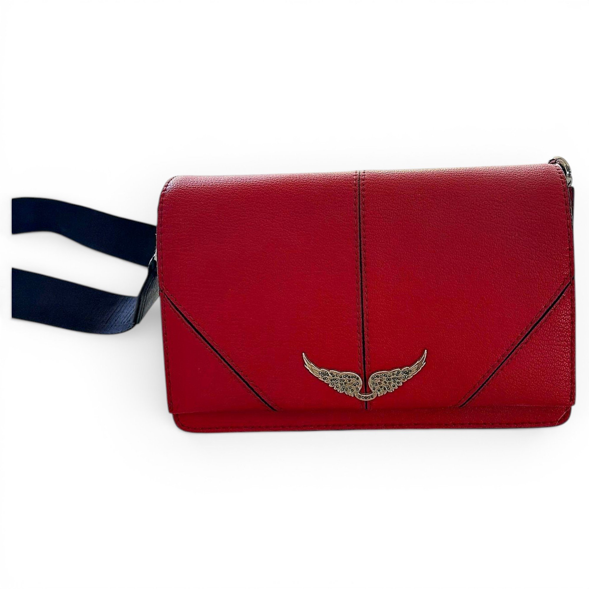 Leather crossbody bag