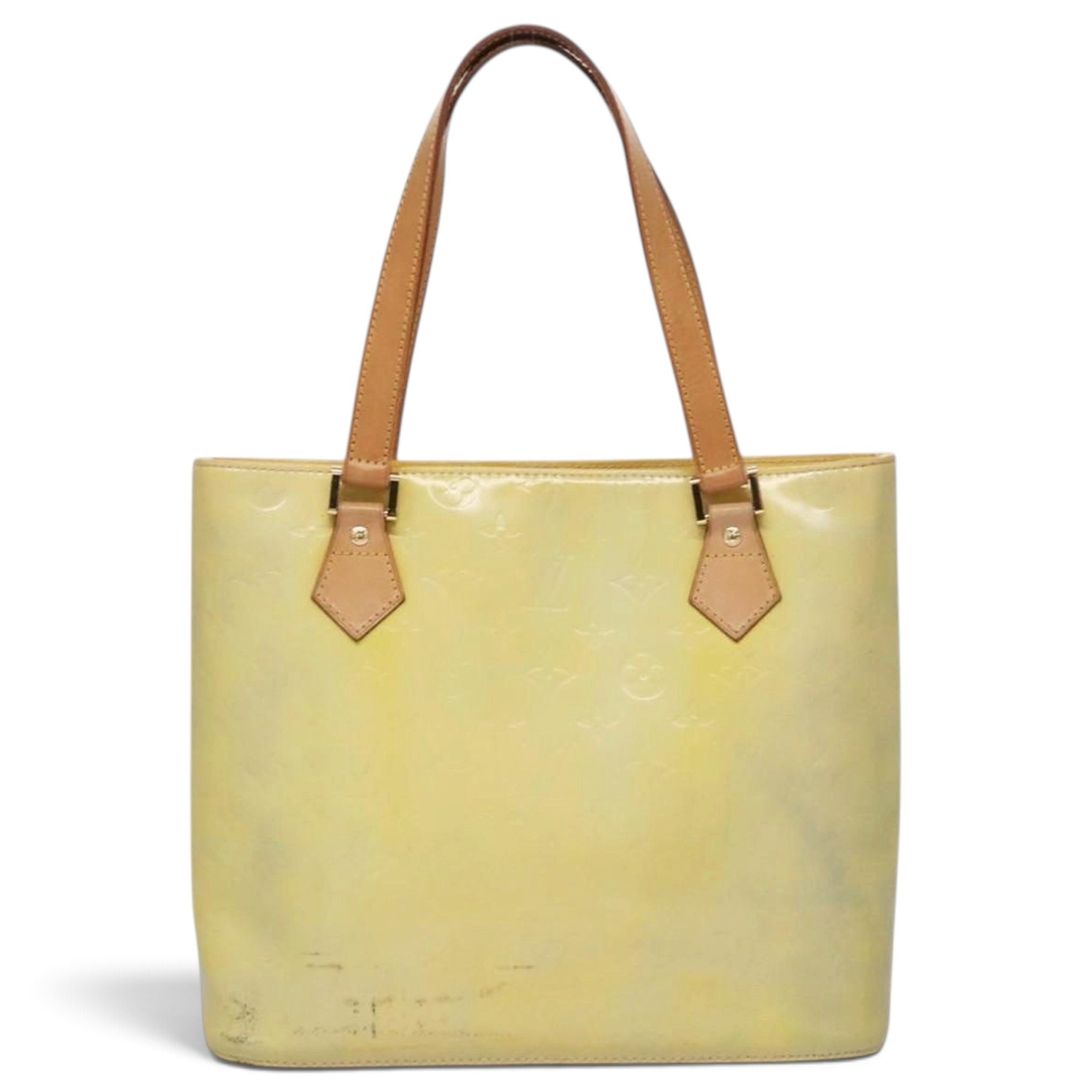 Houston patent leather handbag