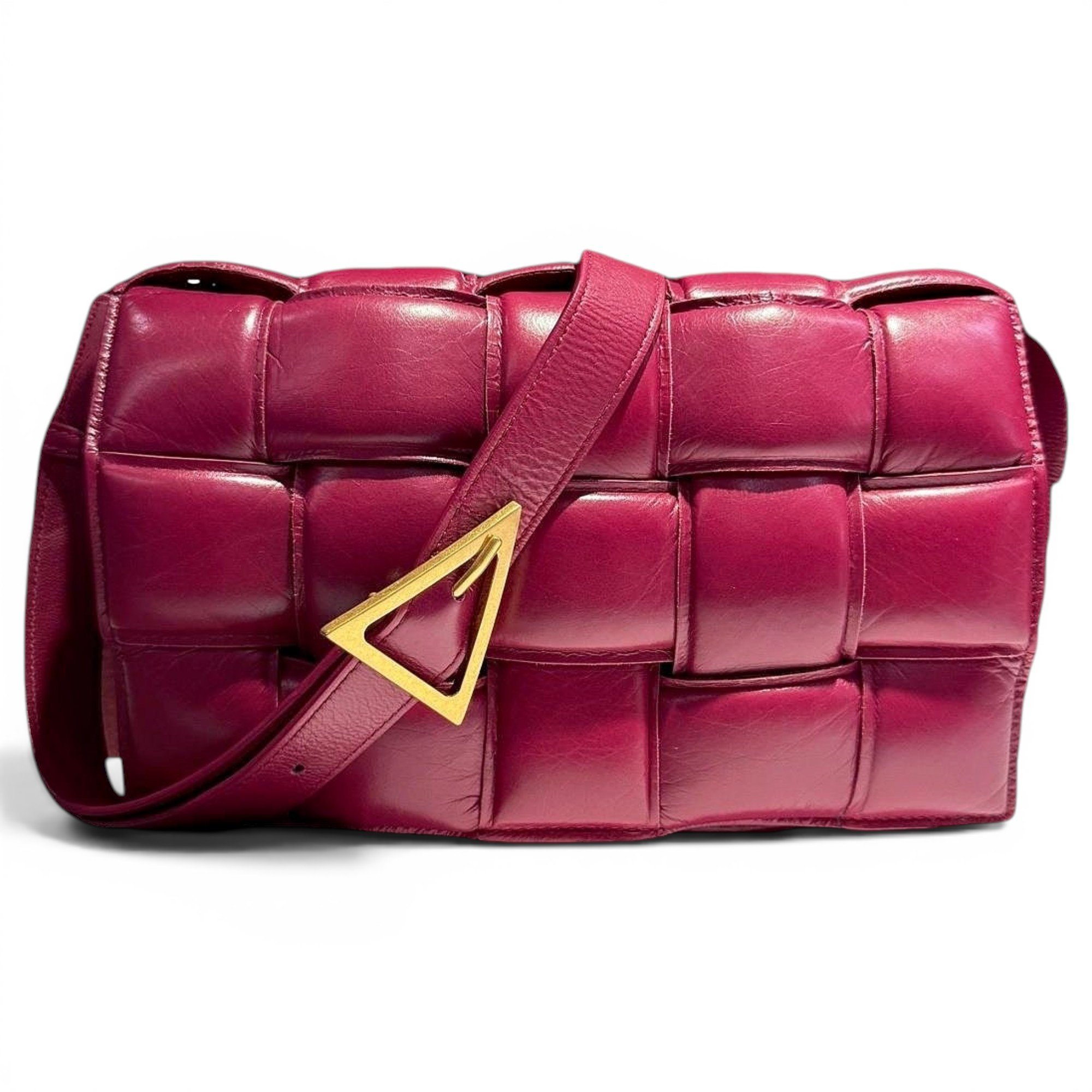 Cassette Padded leather handbag