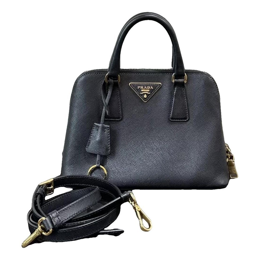 Promenade leather handbag