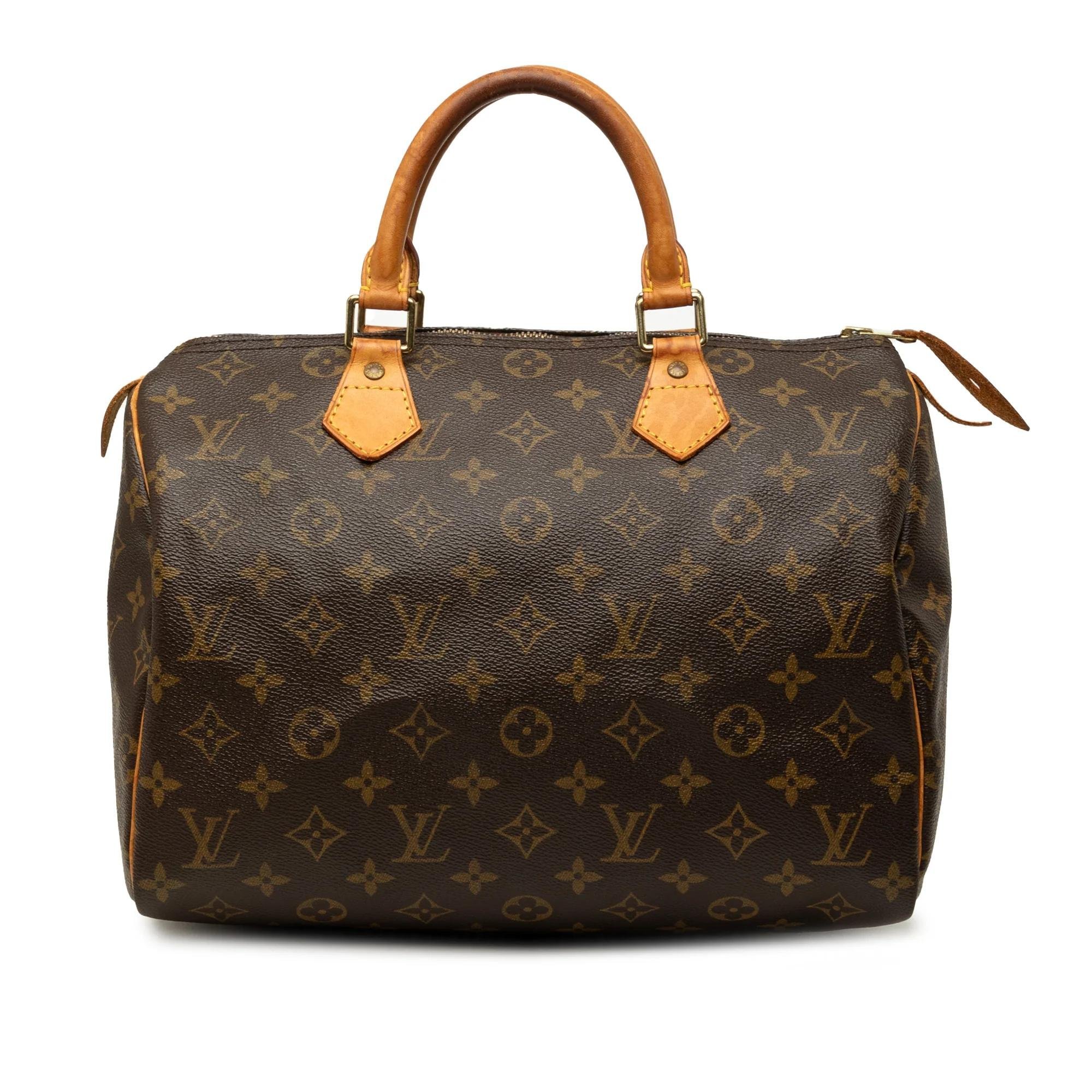Speedy leather bag