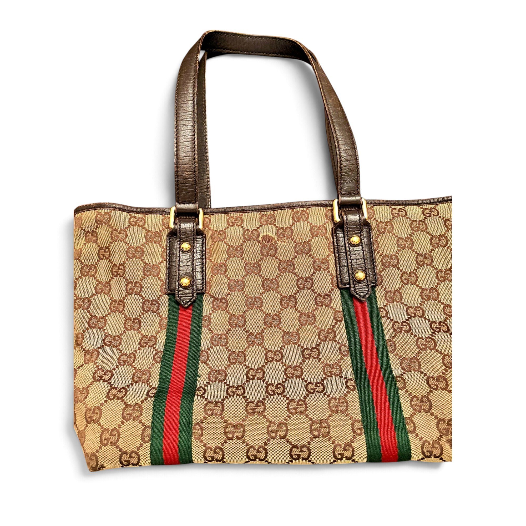 Ophidia Shopping leather tote