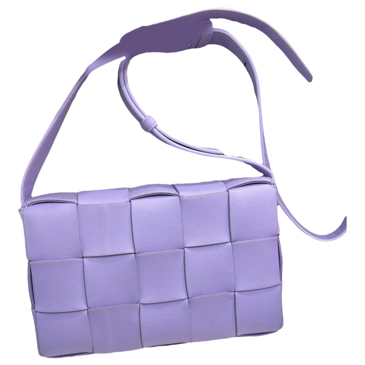 Cassette leather handbag