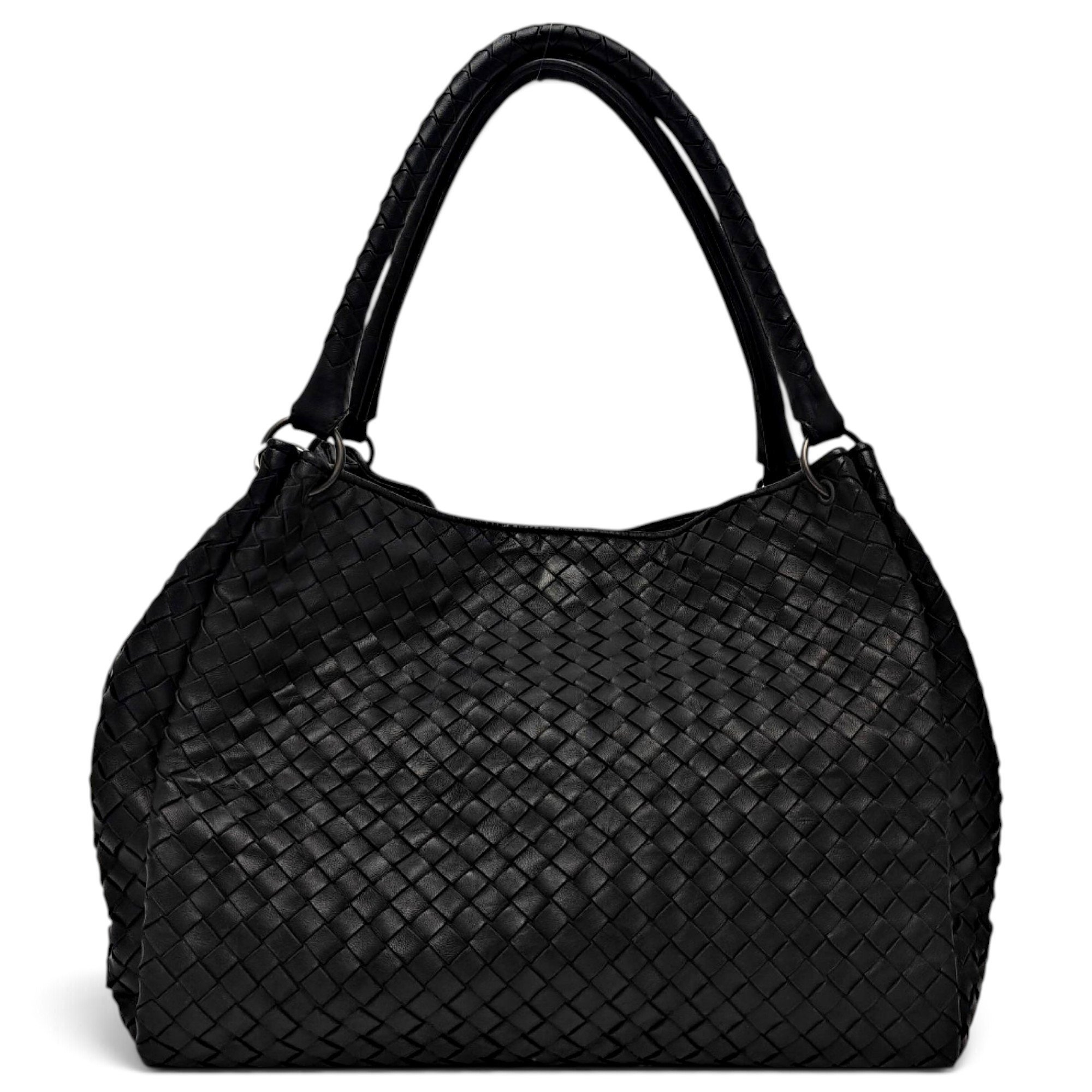 Parachute leather tote