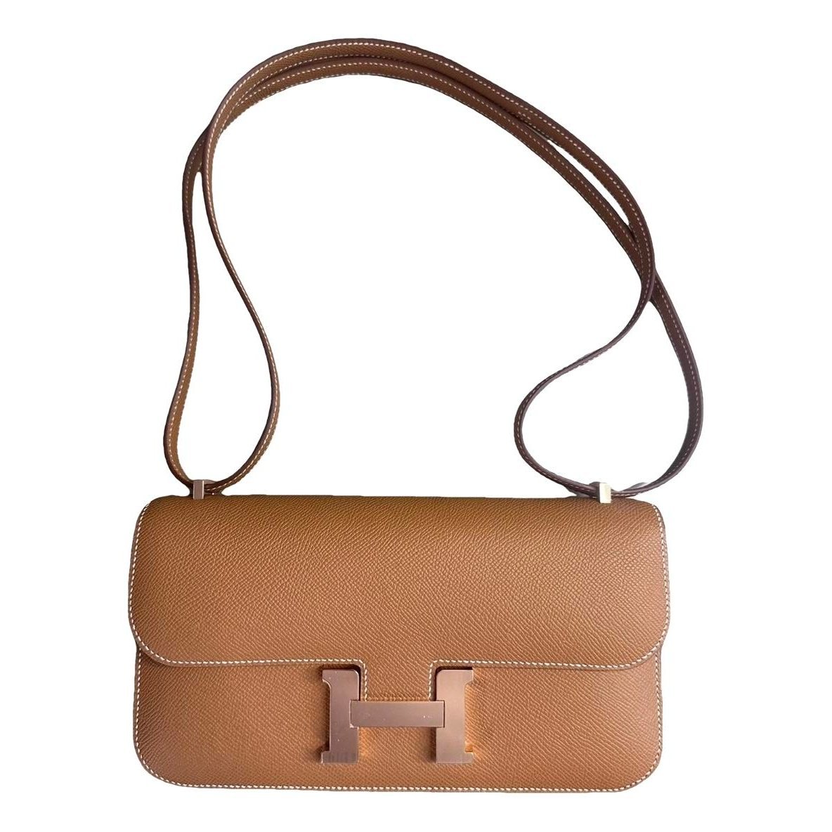 Hermes Constance 24 Handbag Gold Epsom Leather 2025