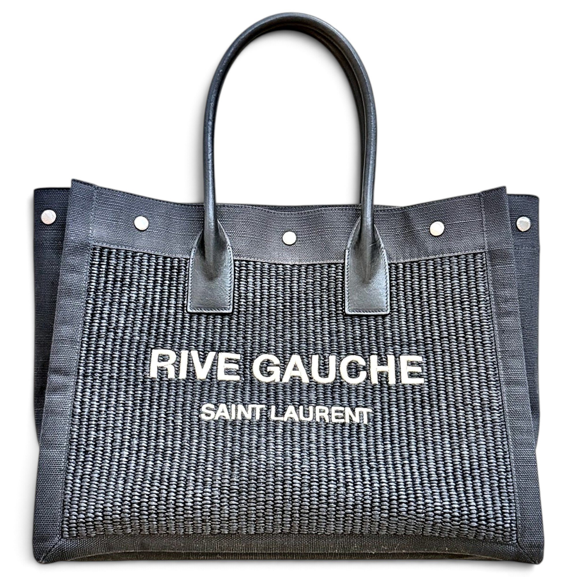 Rive Gauche leather tote