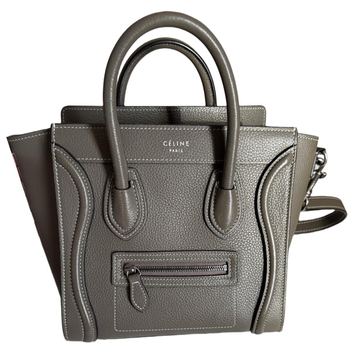 Nano Luggage leather handbag