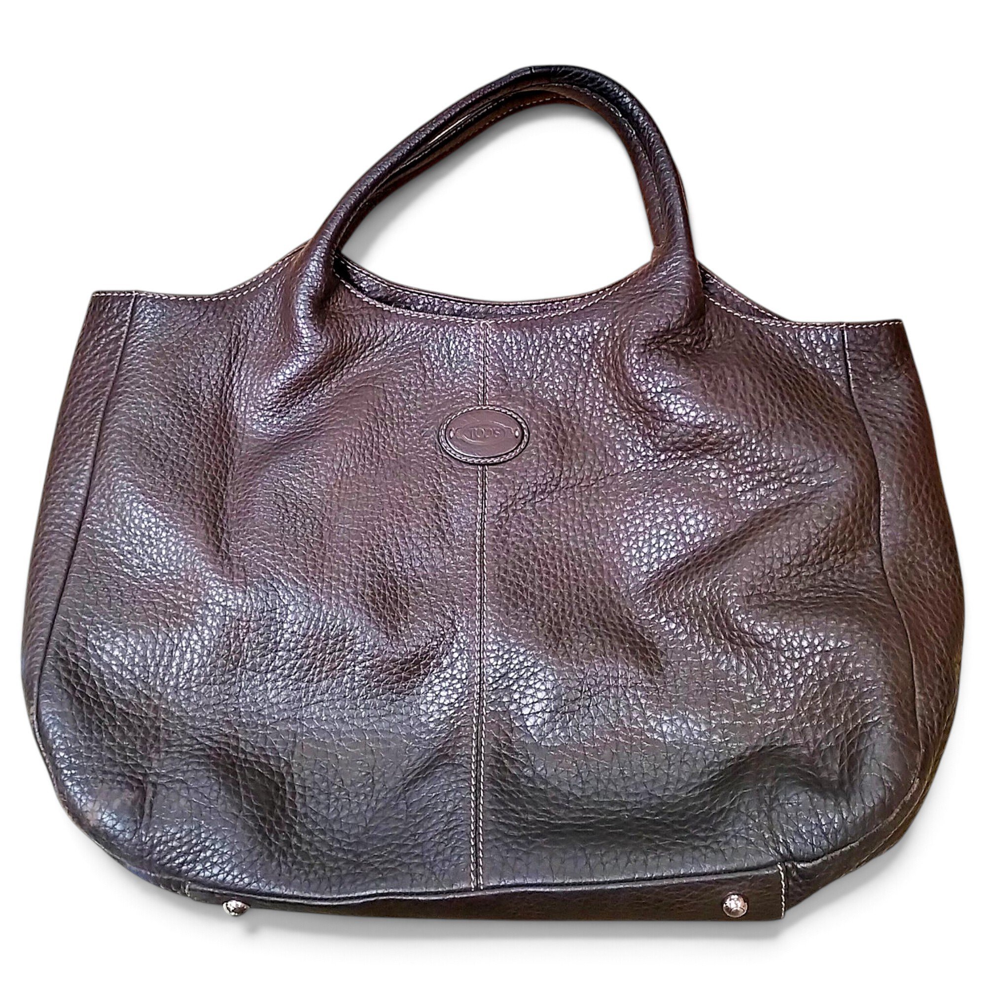 Tod's Shopping Media leather handbag