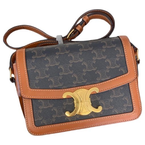 Triomphe leather handbag