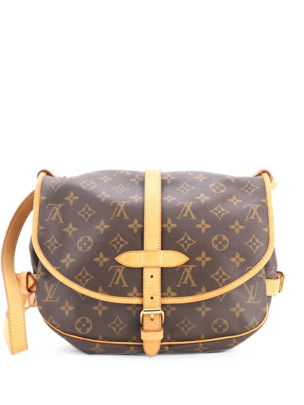 Saumur Handbag Monogram Canvas 30 crossbody bag