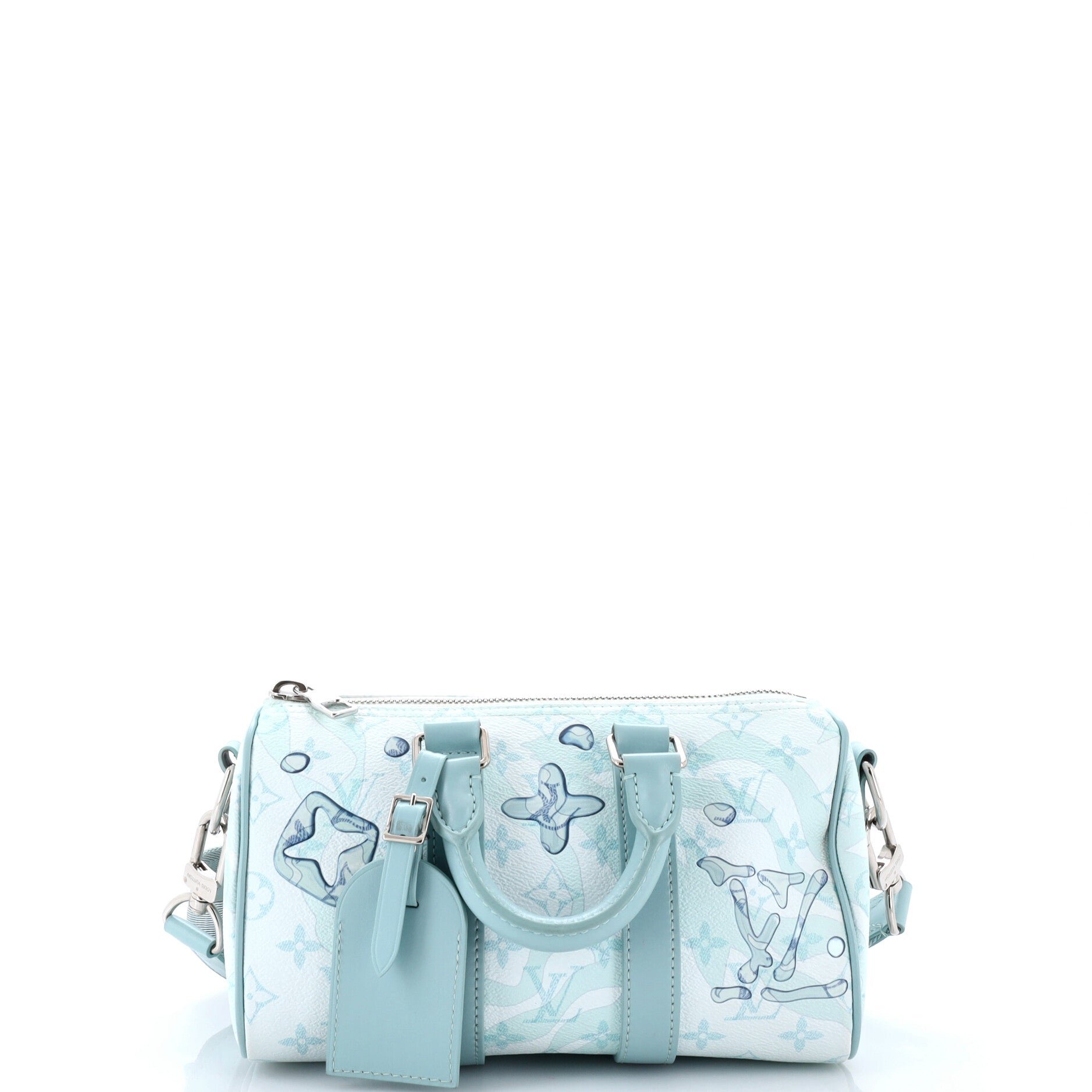 Keepall Bandouliere Bag Limited Edition Aquagarden Monogram Canvas 25