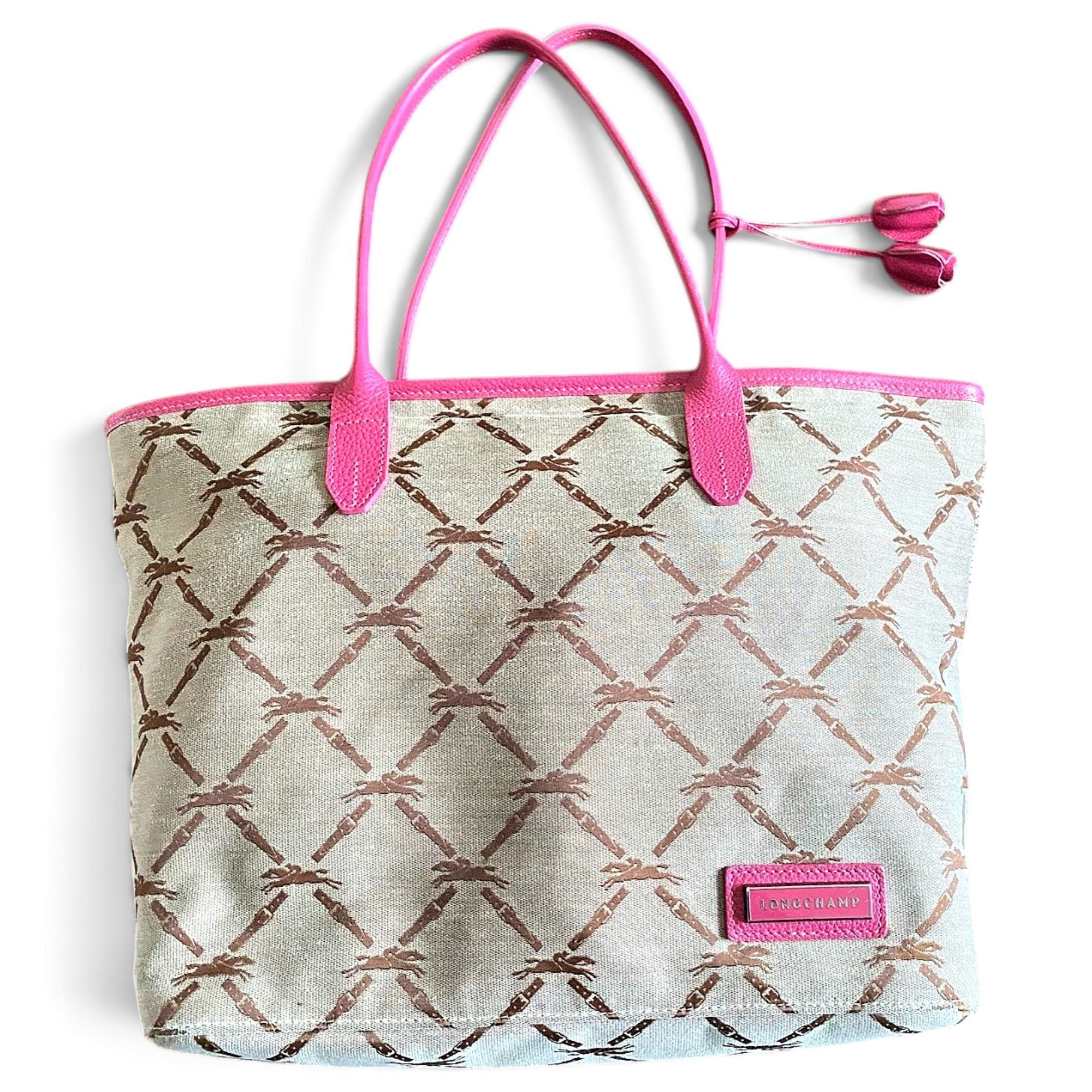 Longchamp Cavalcade cloth tote