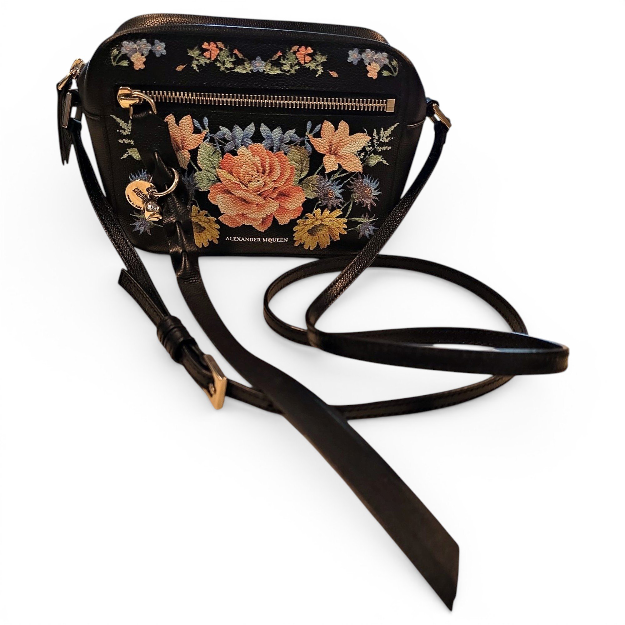 Leather crossbody bag