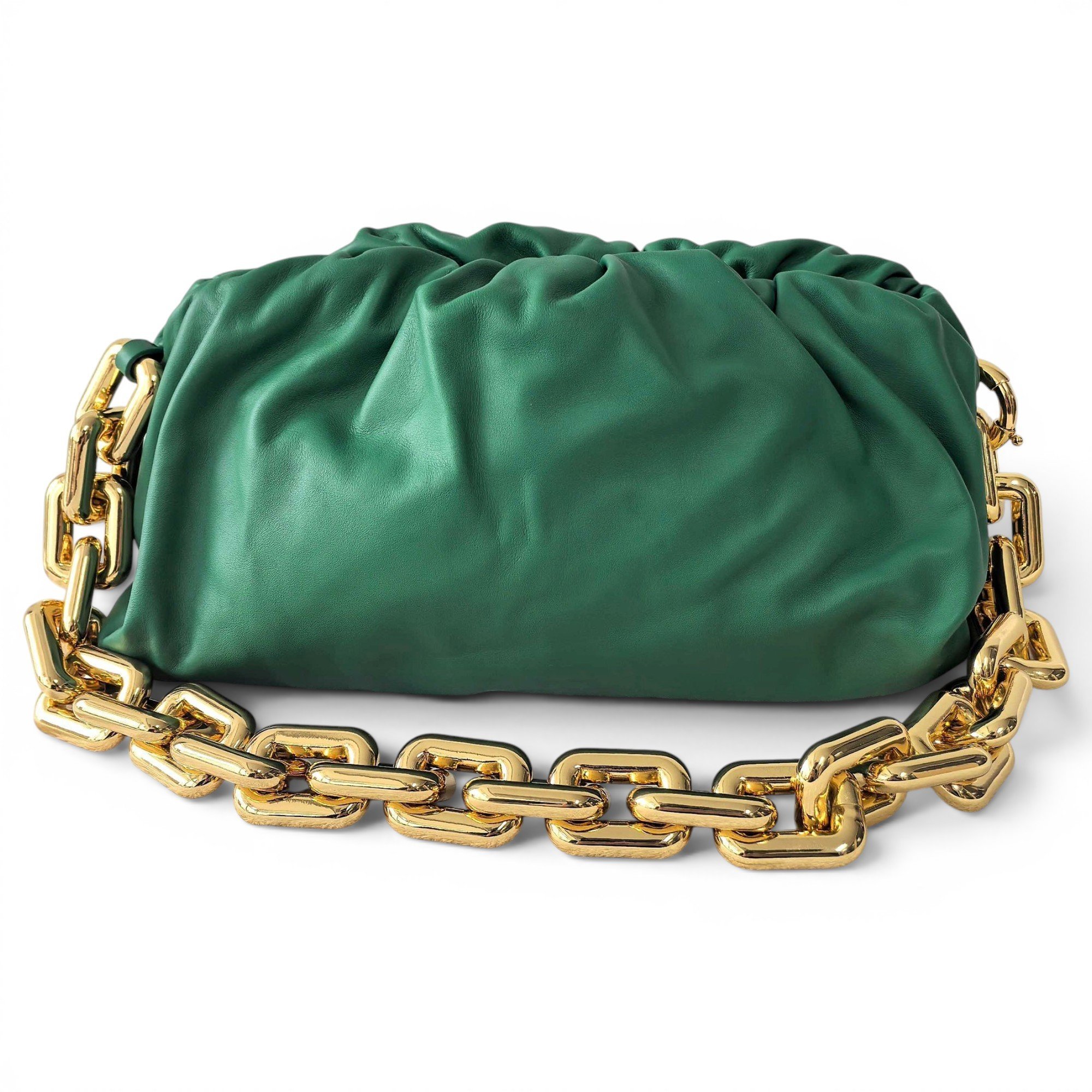 Chain Pouch leather handbag