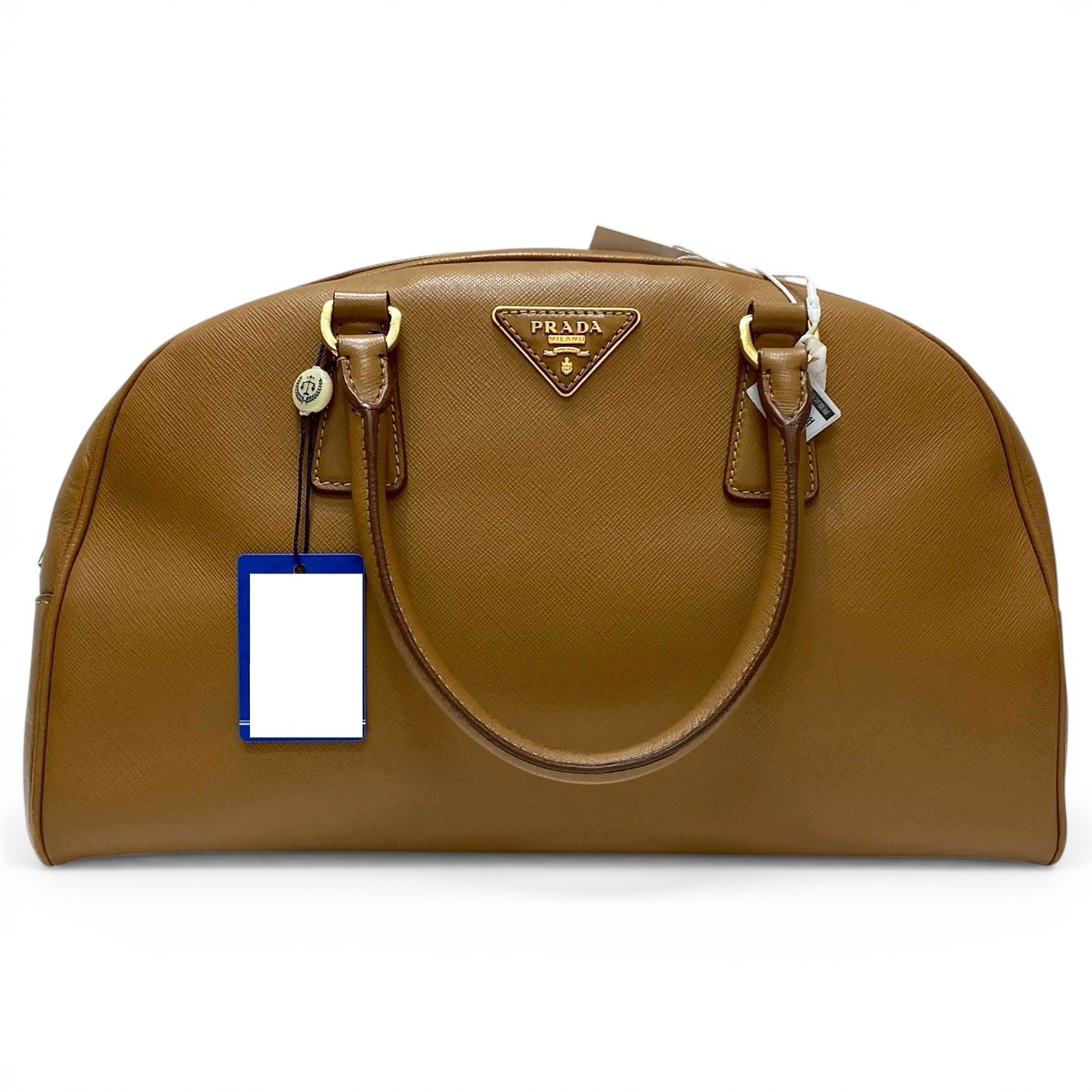 Leather bowling bag