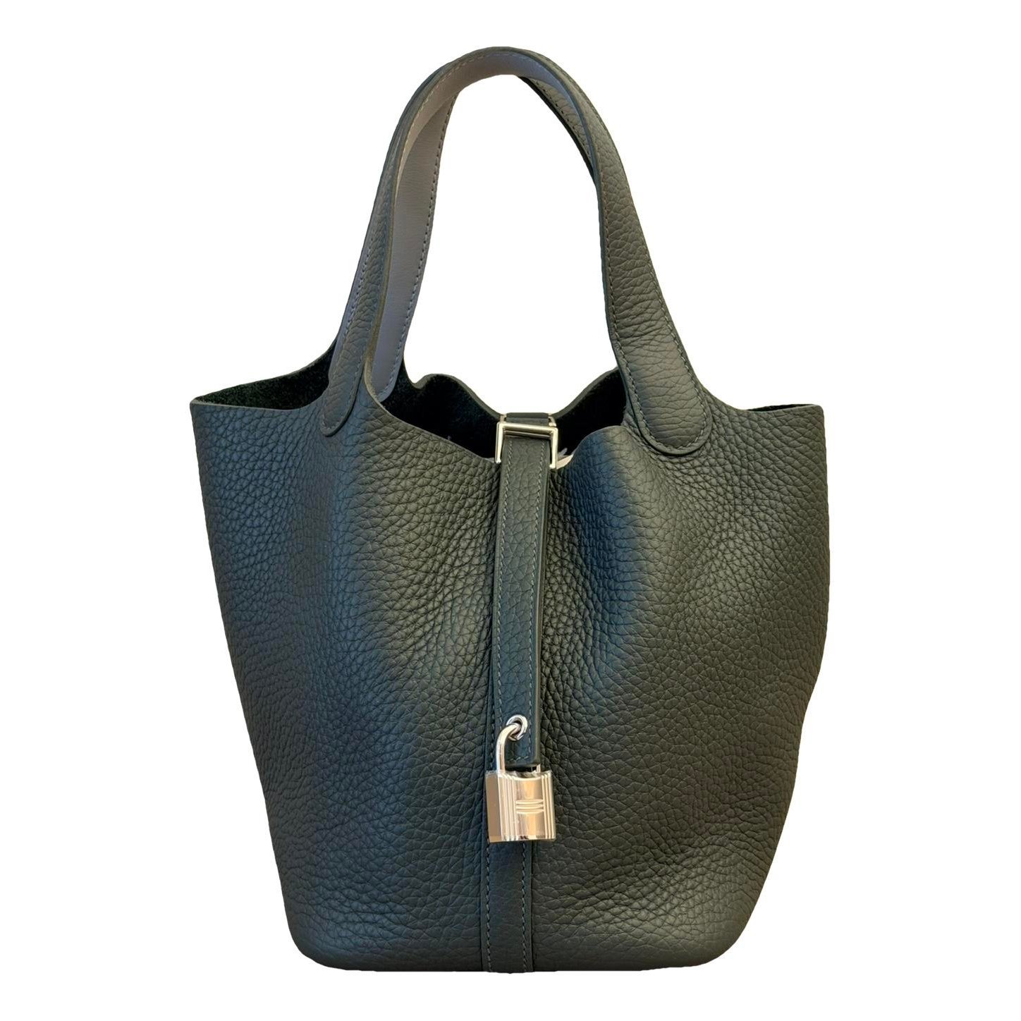 Picotin leather tote