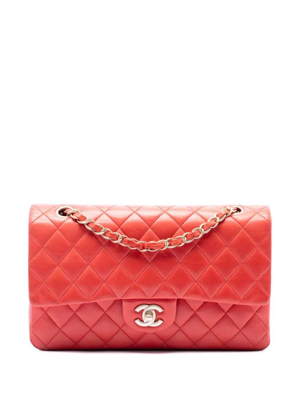 2009-2010 Medium Classic Lambskin Double Flap shoulder bag