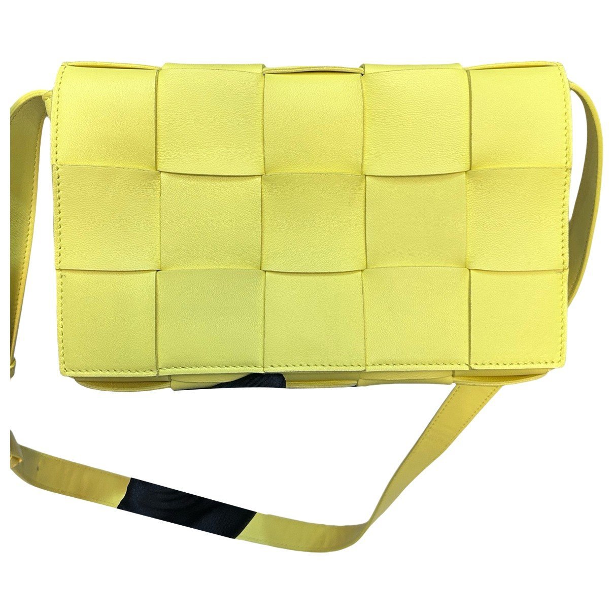 Brick Cassette leather handbag