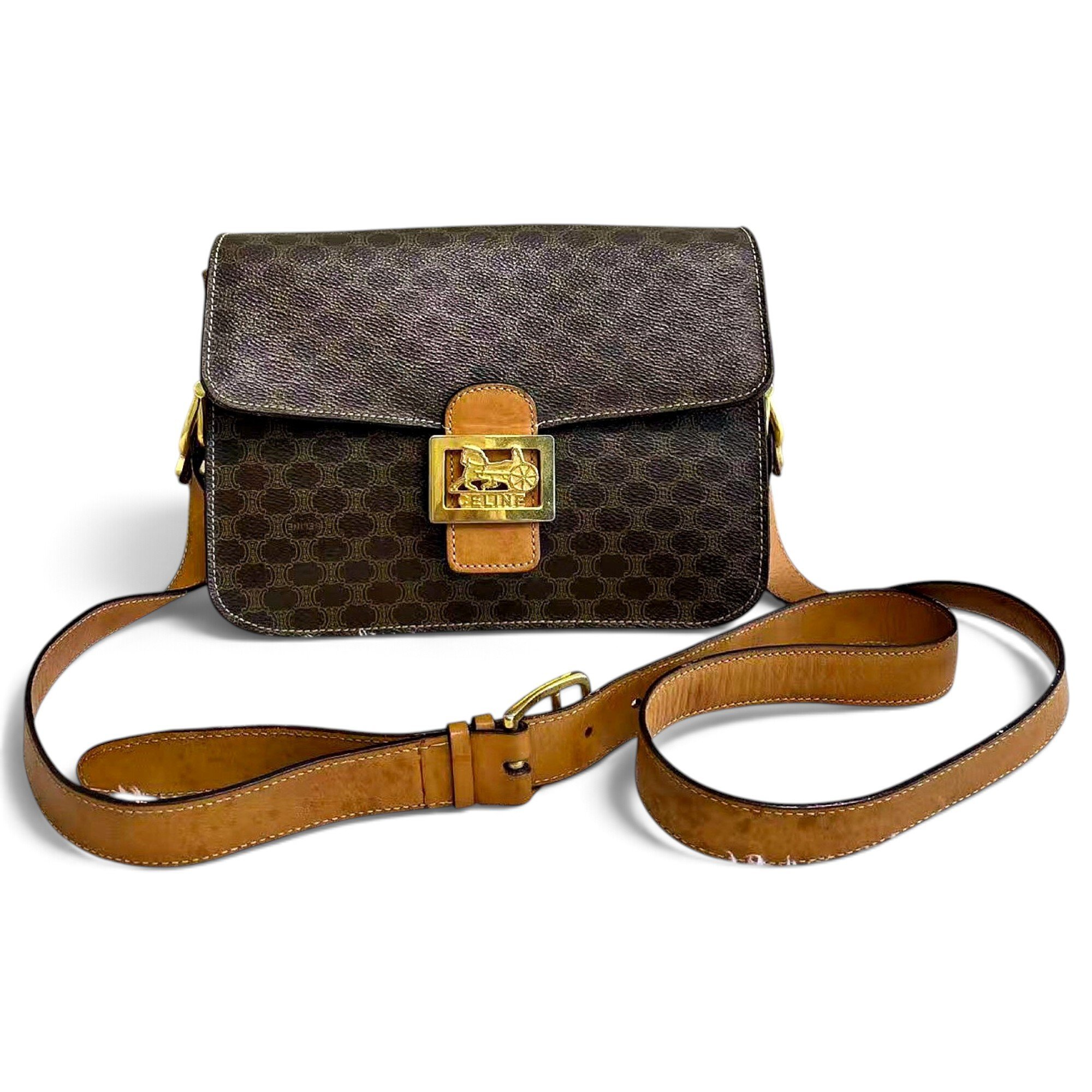 Leather crossbody bag