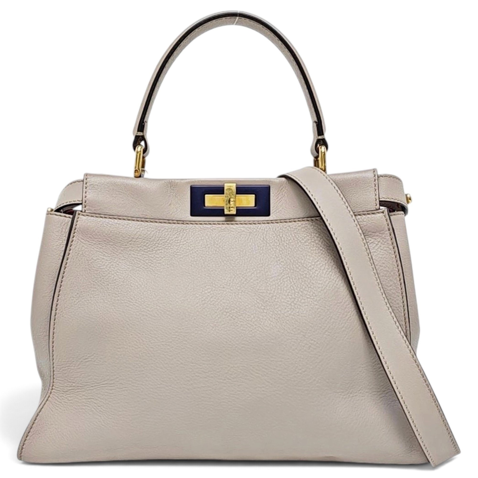 Peekaboo leather bag